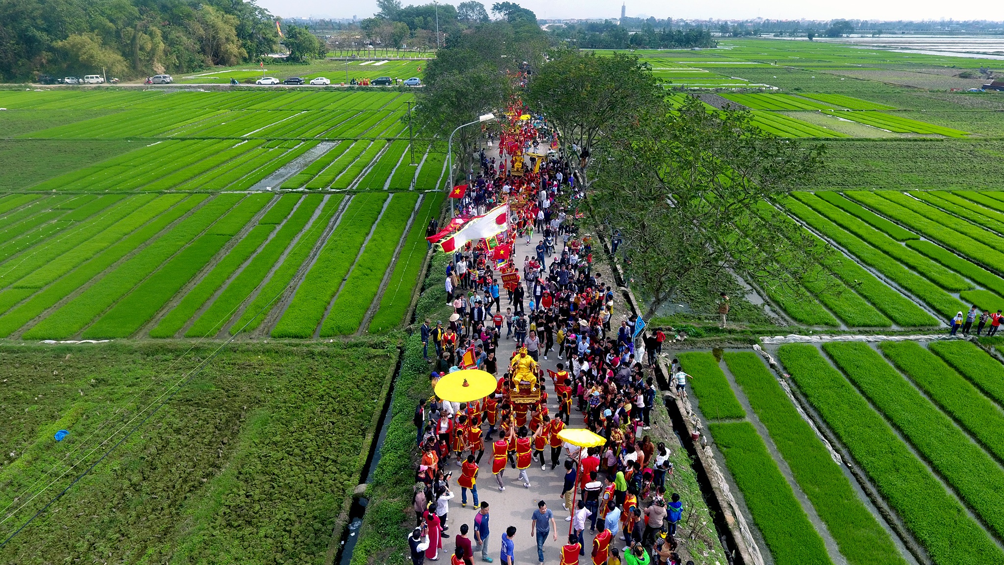 le hoi ruoc vua song o Dong Anh anh 2