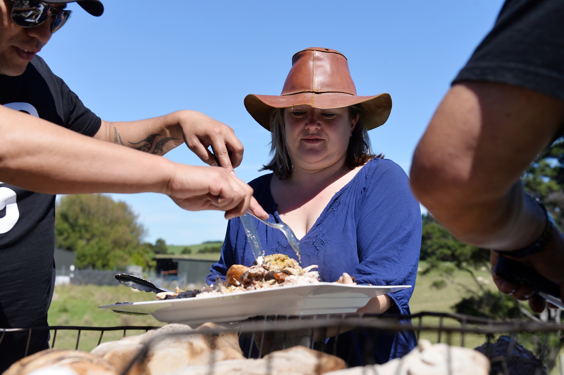 nuong thit,  am thuc,  nguoi Maori,  chon xuong dat anh 7