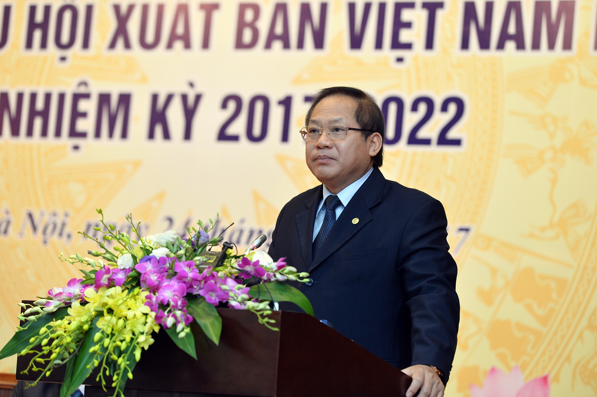 Dai hoi Hoi Xuat ban Viet Nam,  ong Hoang Vinh Bao anh 1