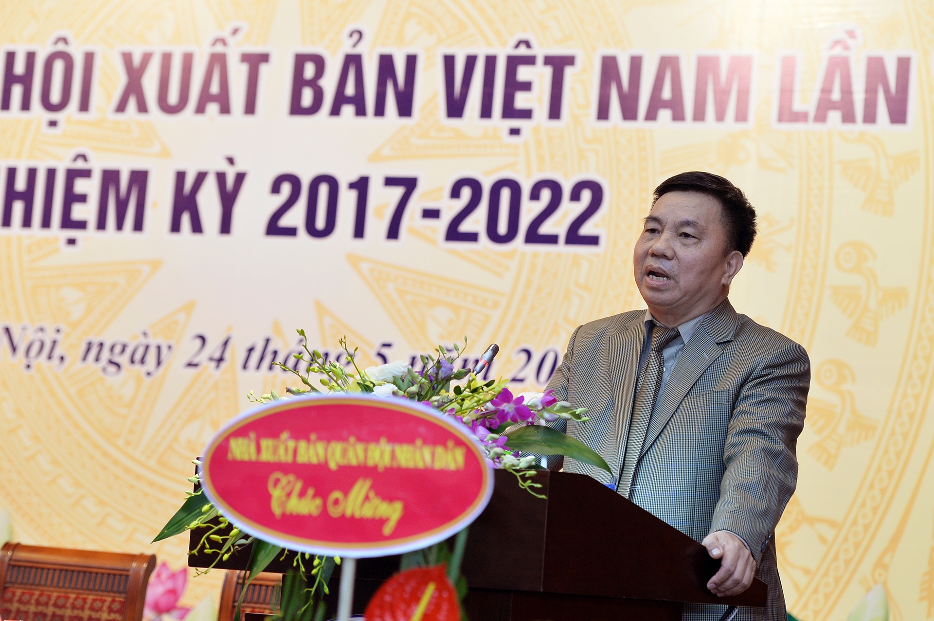 Dai hoi Hoi Xuat ban Viet Nam,  ong Hoang Vinh Bao anh 4