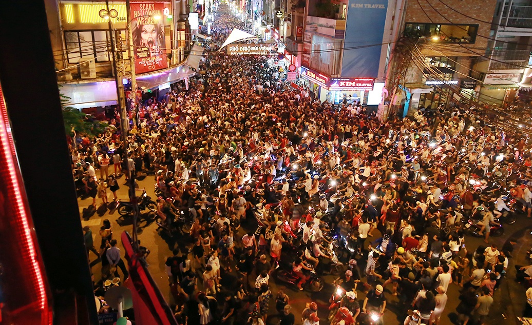 Bien nguoi du Halloween o Sai Gon anh 3