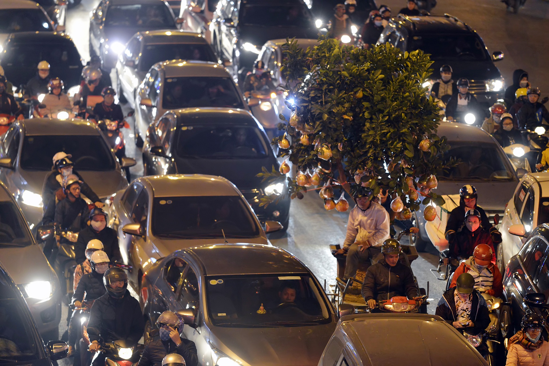 ông già noel tham gia giao thông ảnh 5 ong gia noel tham gia giao thong anh 5