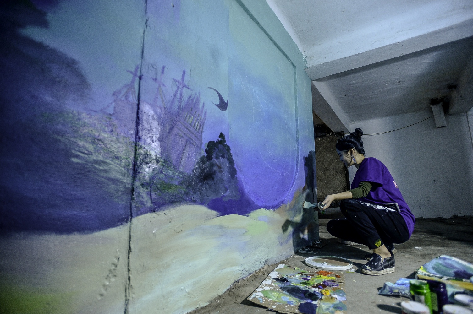 tranh tuong o Ha Noi anh 7