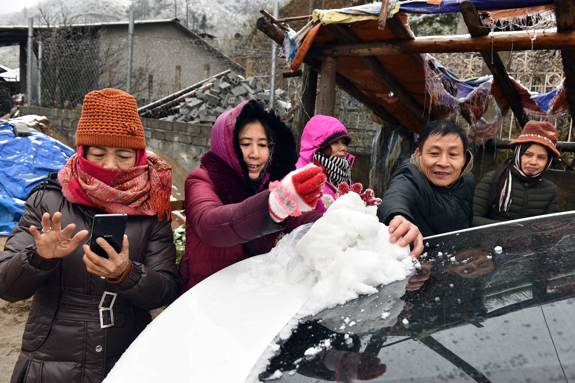 du khach do len Sa Pa xem tuyet anh 9