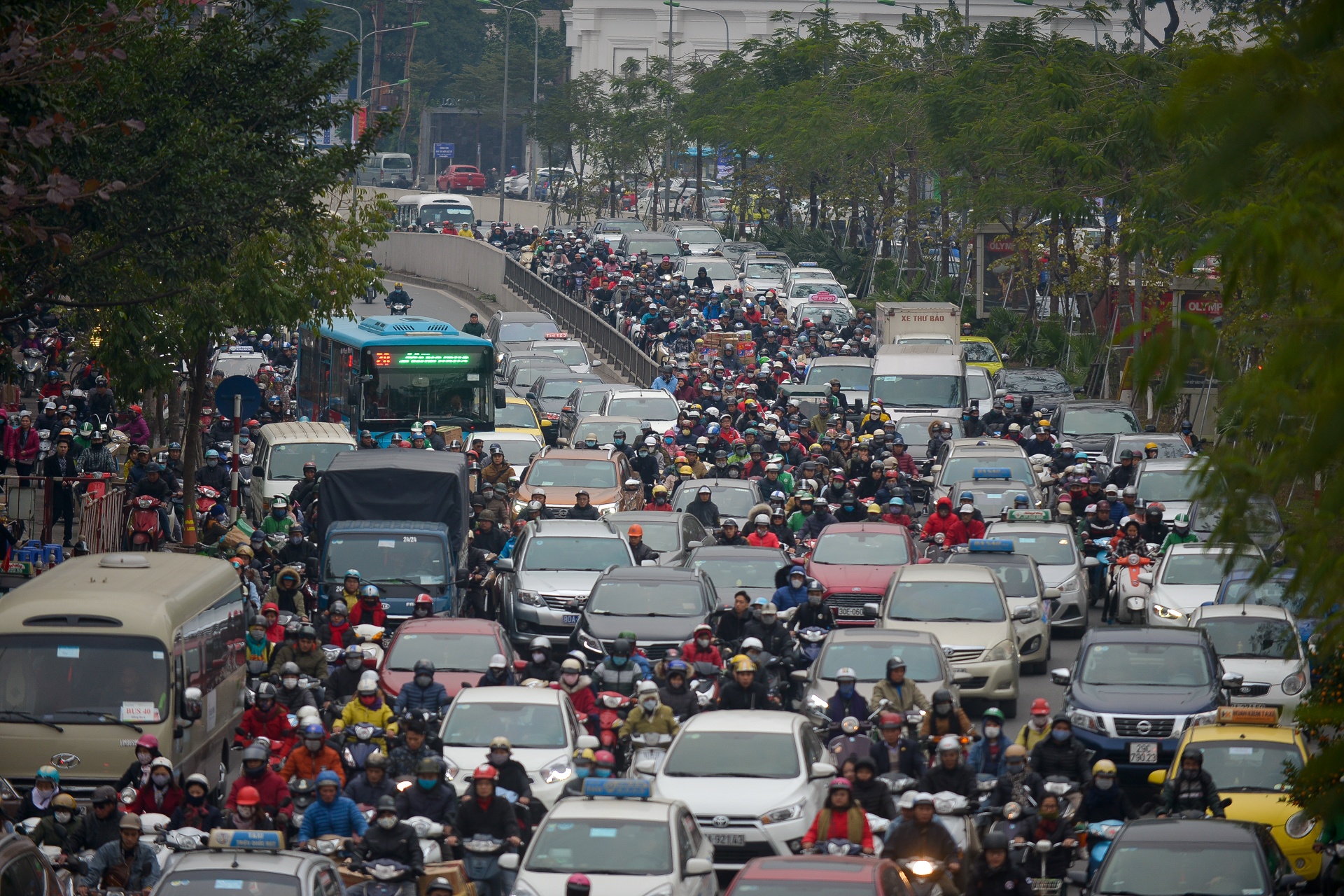 un tac giao thong dip can Tet anh 13