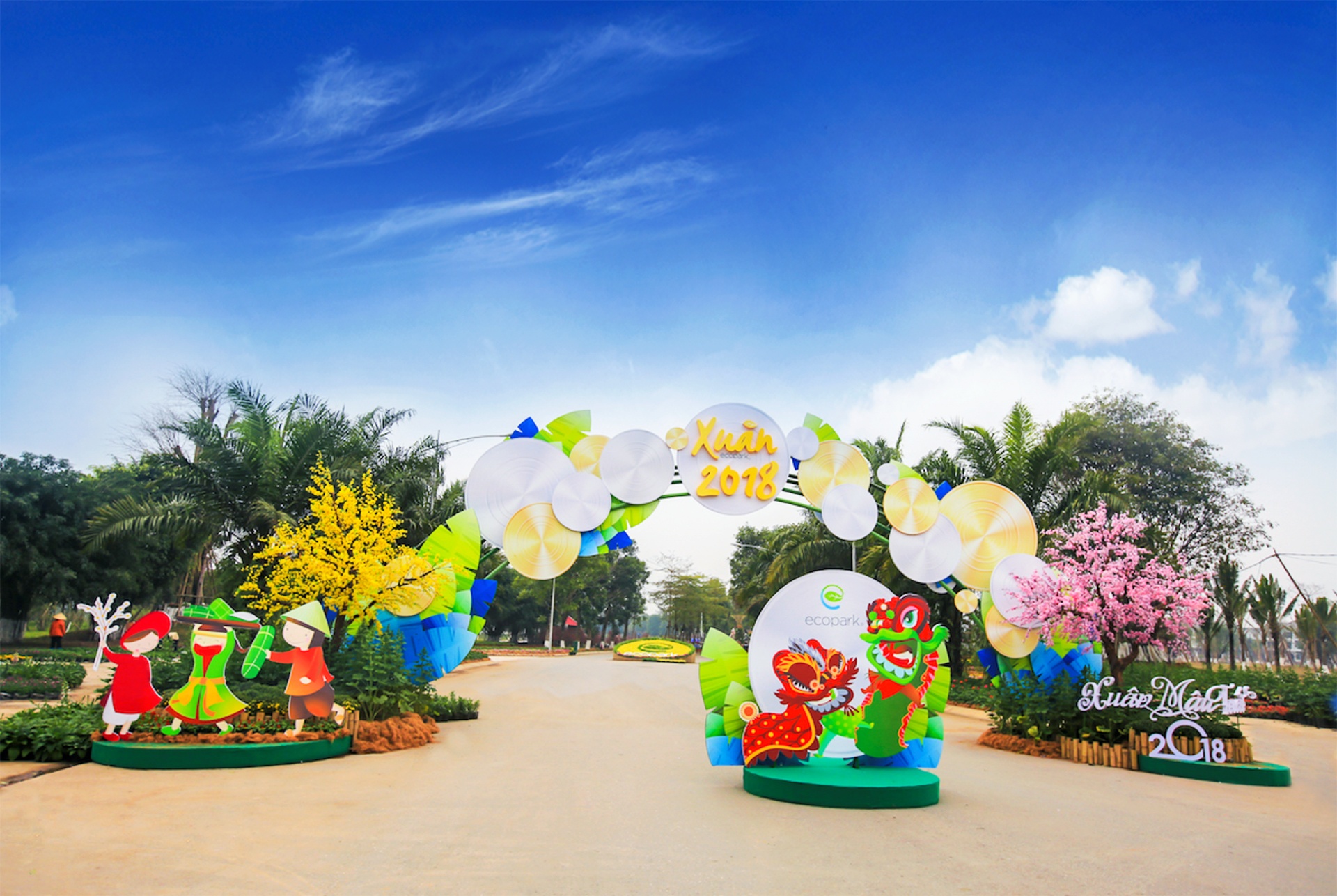 choi xuan o Ecopark anh 1