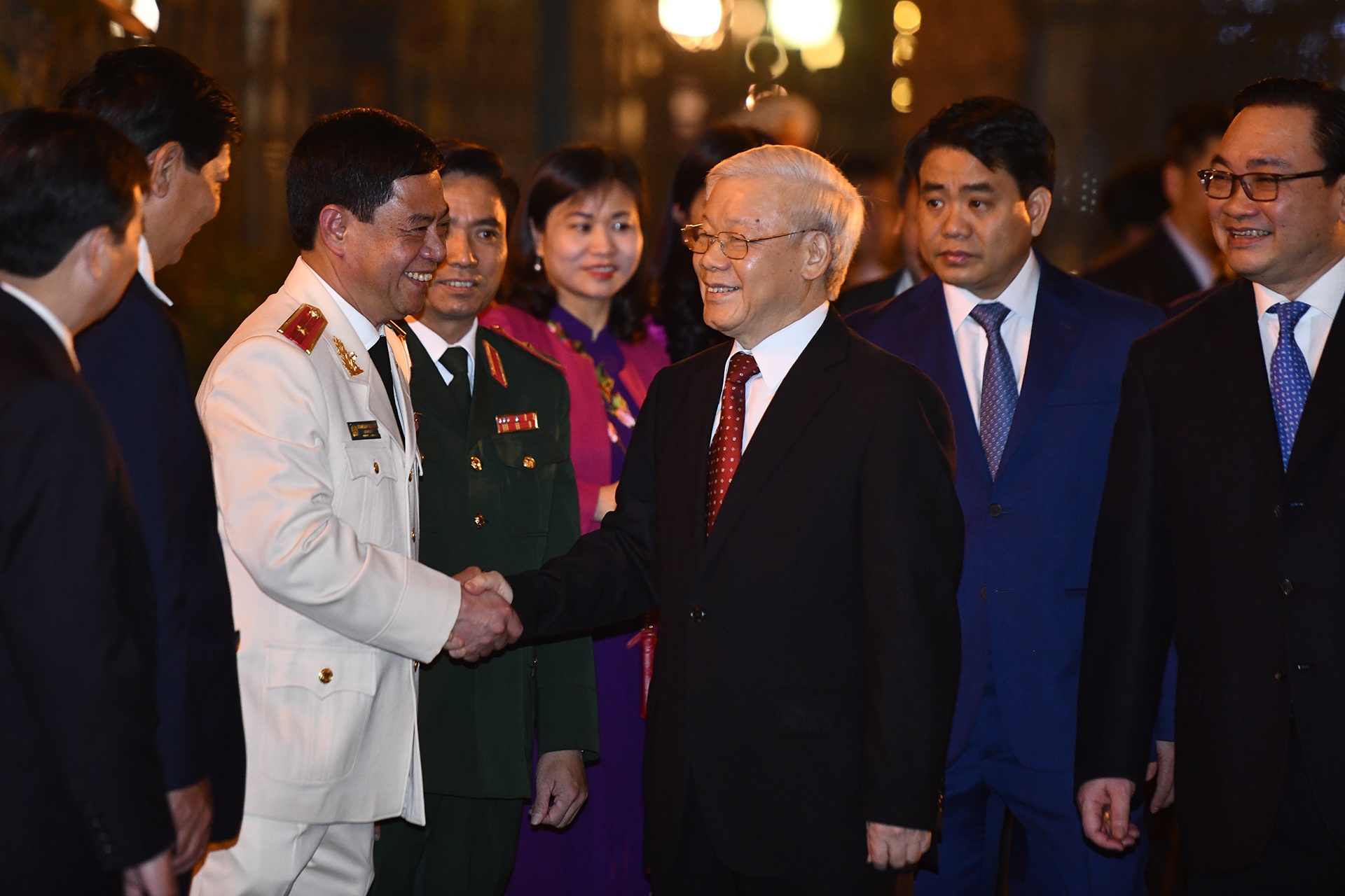 Tong bi thu Nguyen Phu Trong chuc Tet anh 1