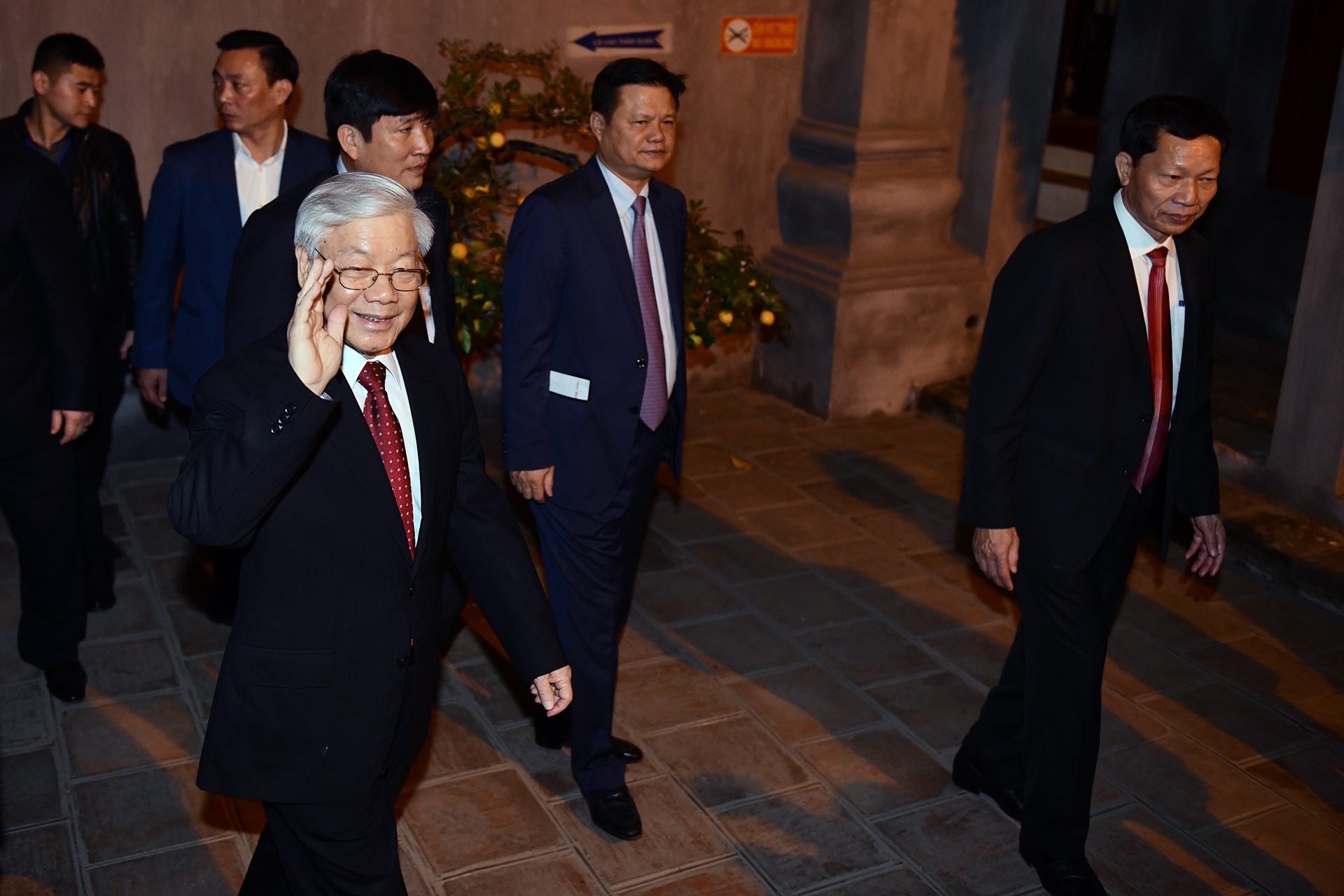 Tong bi thu Nguyen Phu Trong chuc Tet anh 11