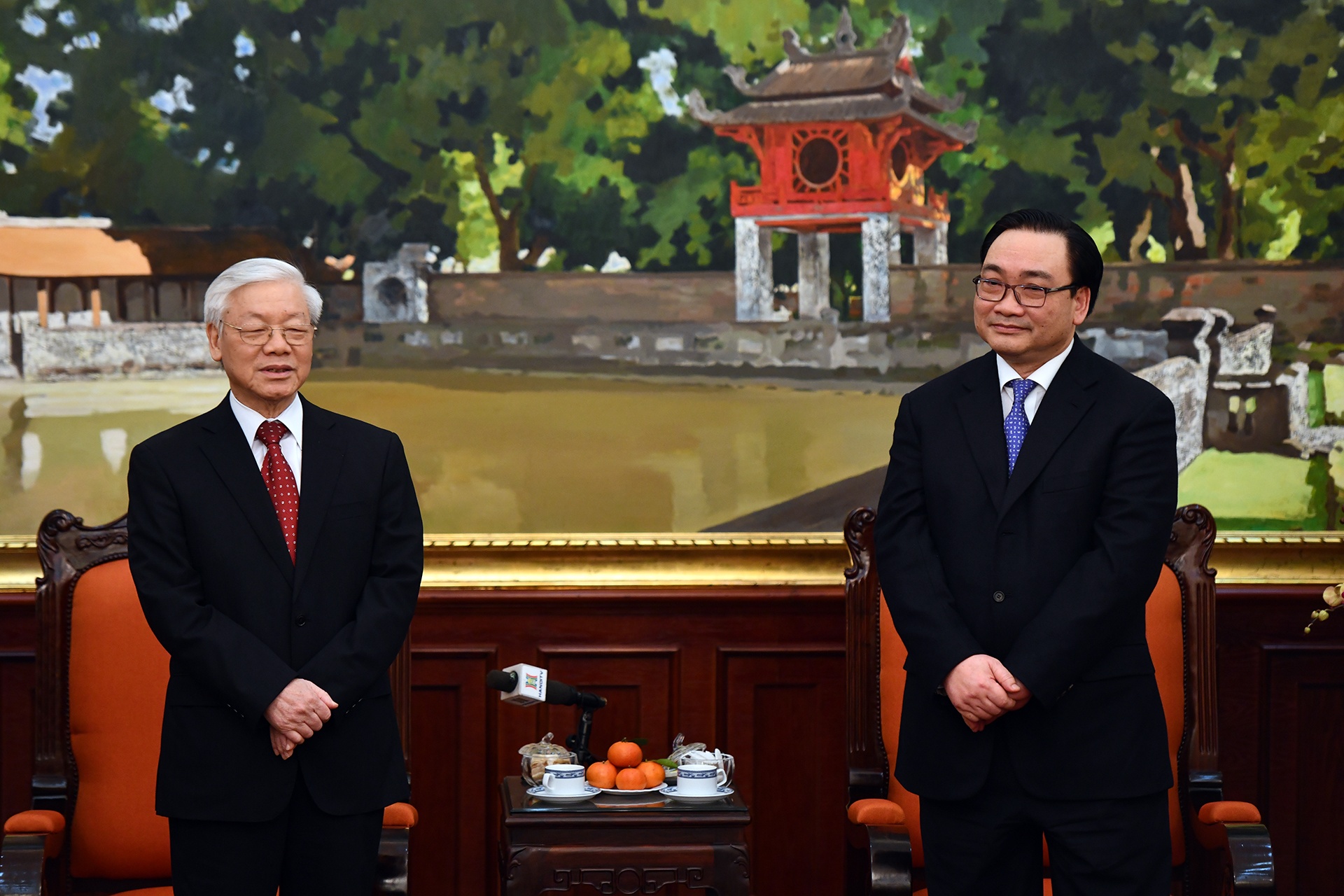 Tong bi thu Nguyen Phu Trong chuc Tet anh 2