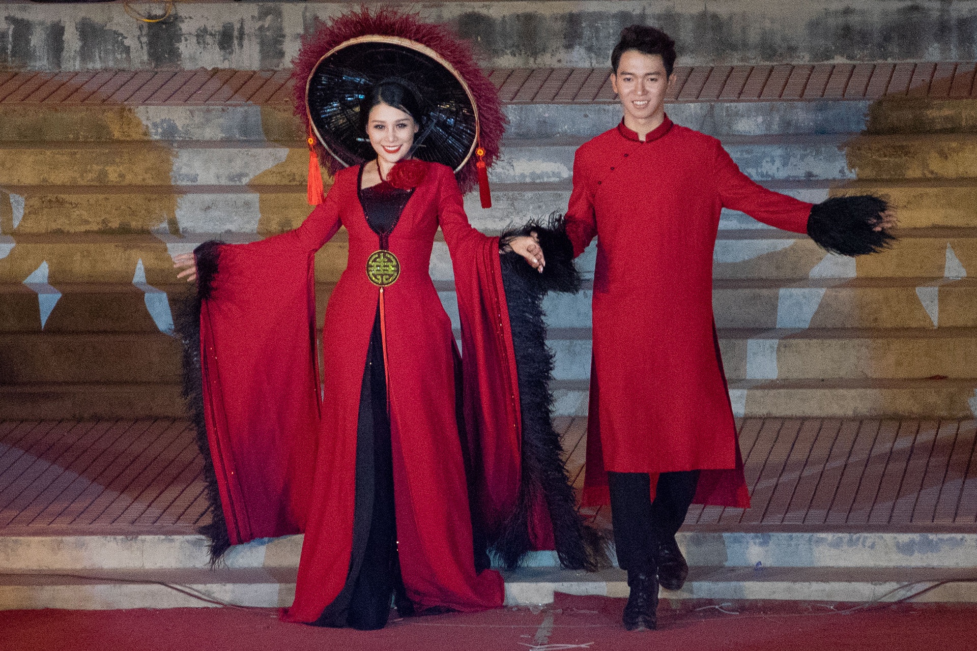 trinh dien ao dai tai Festival Hue anh 7