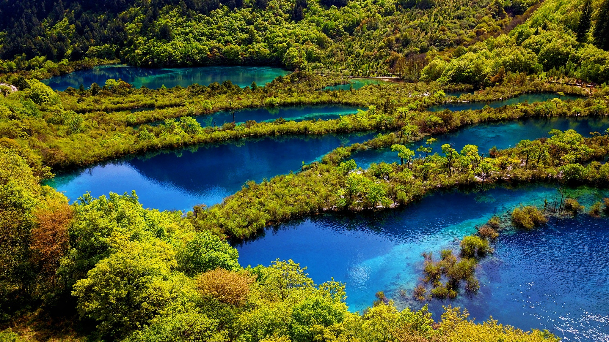 du lich Cuu Trai Cau Hoang Long Trung Quoc anh 4