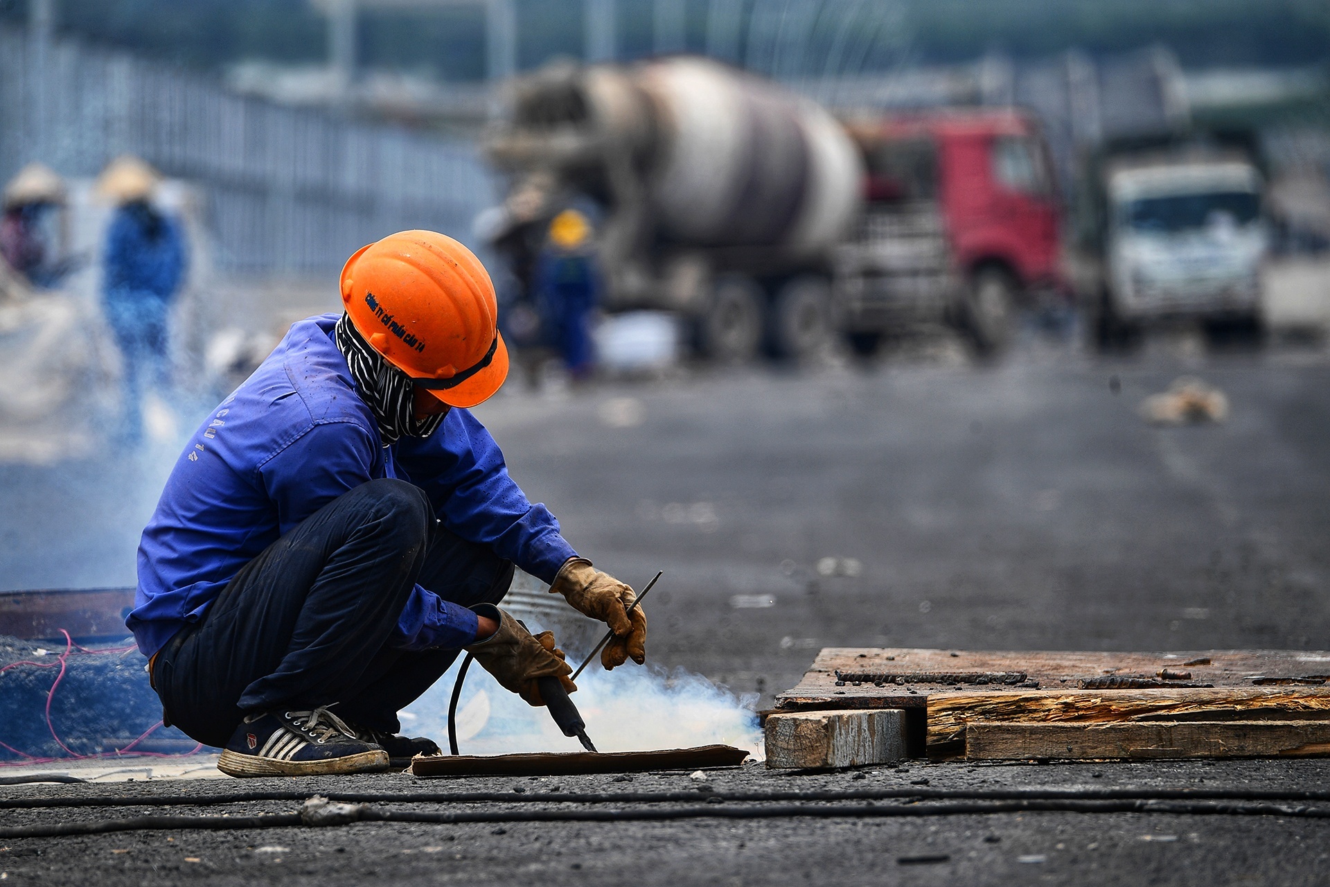 cầu Bạch Đằng trước ngày khánh thành ảnh 11 cau Bach Dang truoc ngay khanh thanh anh 11