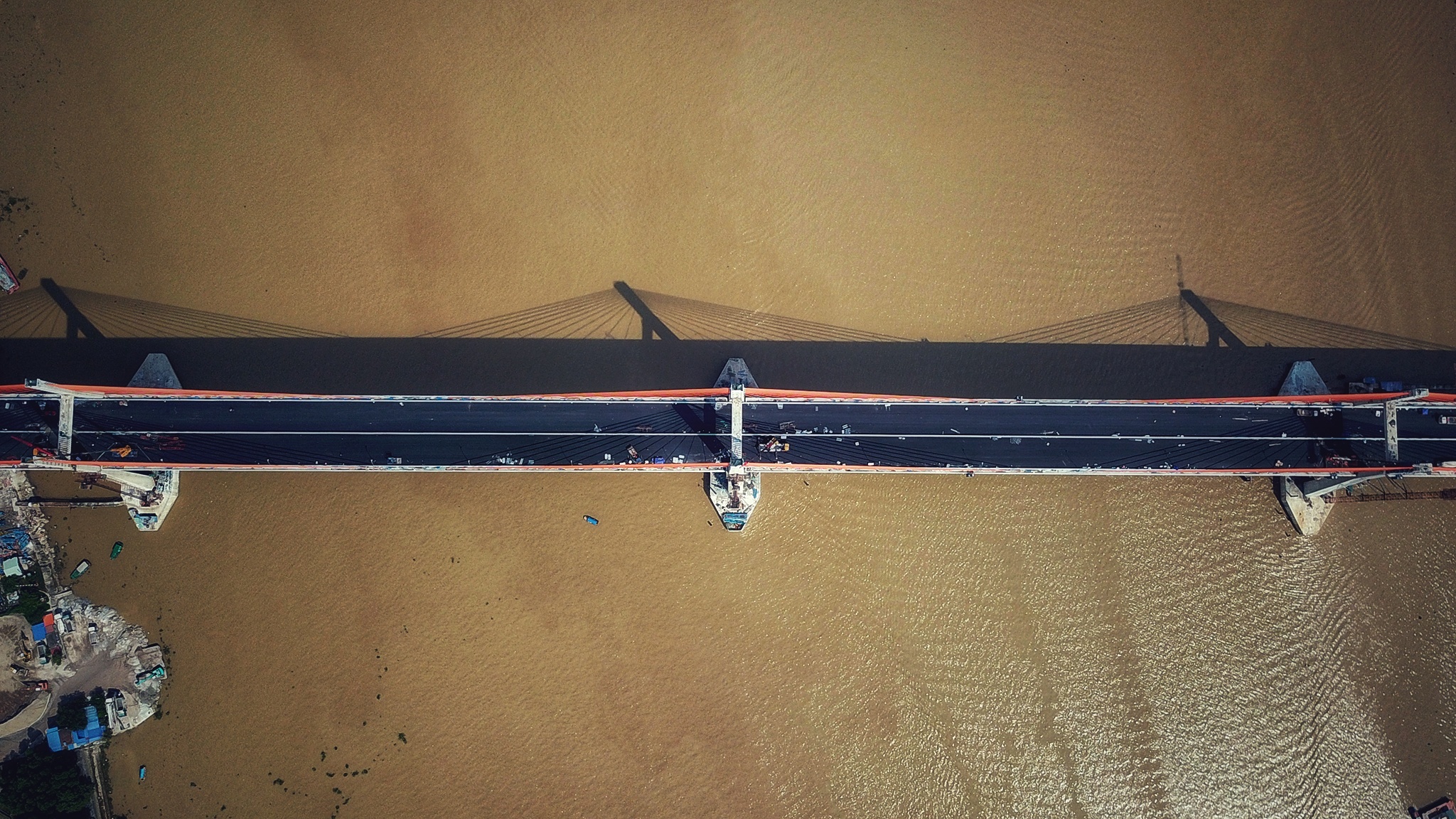 cầu Bạch Đằng trước ngày khánh thành ảnh 5 cau Bach Dang truoc ngay khanh thanh anh 5