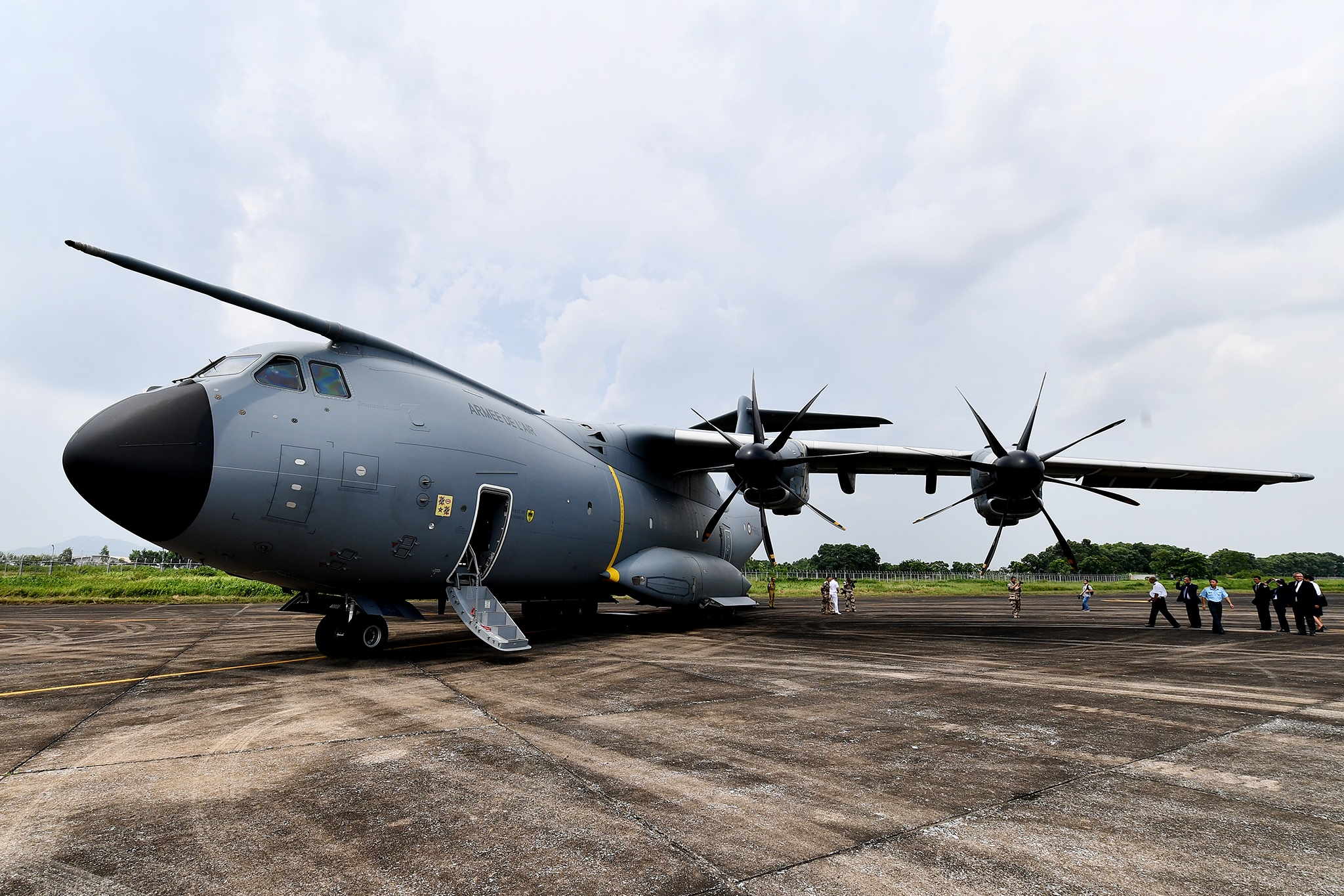 máy bay A400M bay thử tại Hà Nội ảnh 4 may bay A400M bay thu tai Ha Noi anh 4