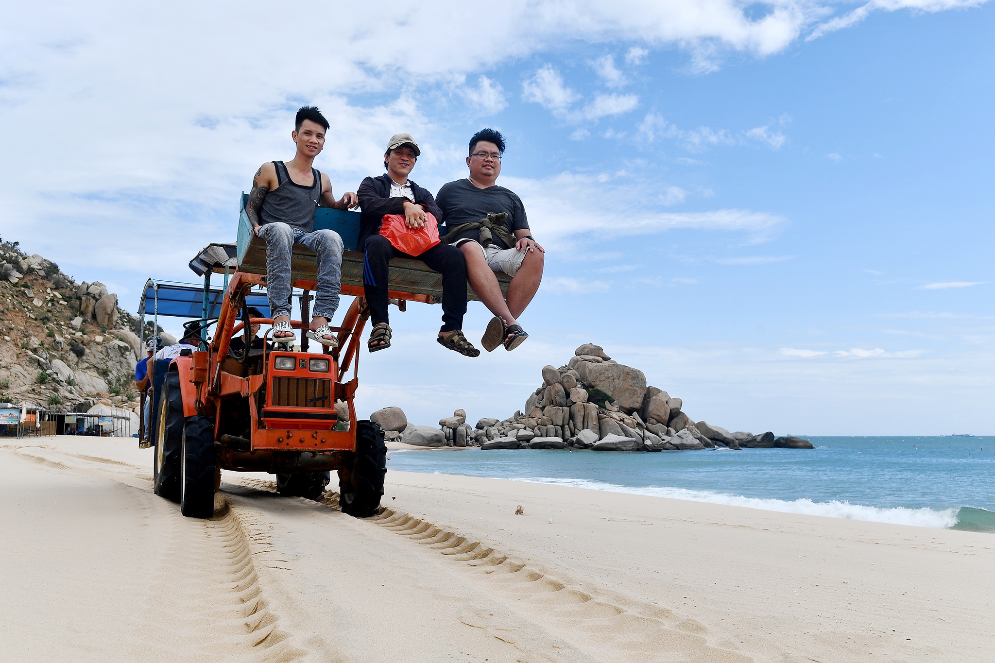 may cay cho khach du lich o Ninh Thuan anh 1