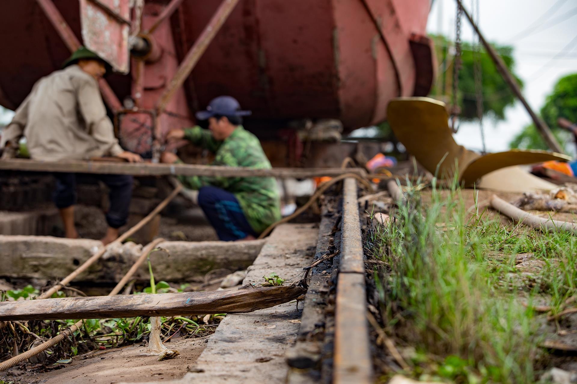 nghề đóng tàu đi biển ở Nam Định ảnh 17 nghe dong tau di bien o Nam Dinh anh 17