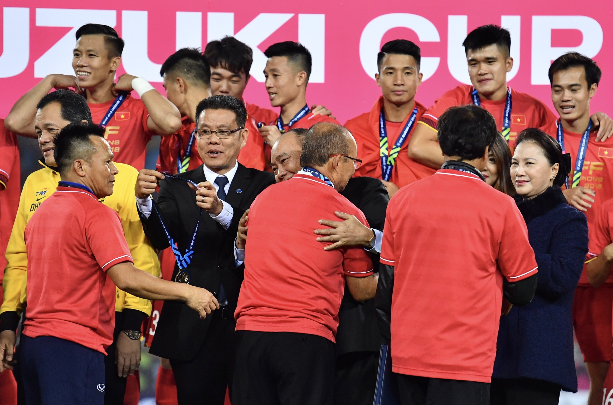 Tuyen Viet Nam vo dich AFF Cup 2018 anh 14