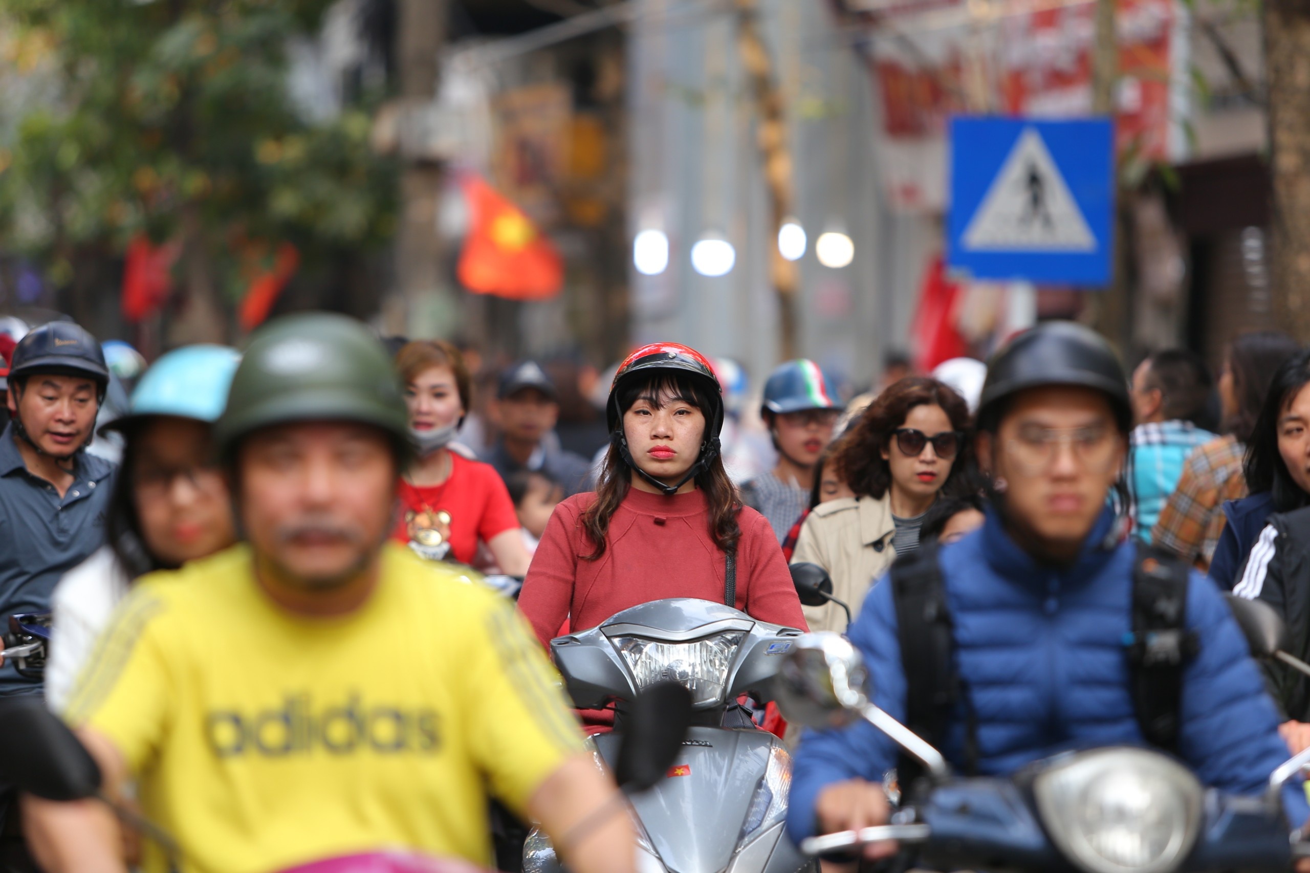 Ha Noi chieu 30 Tet anh 13