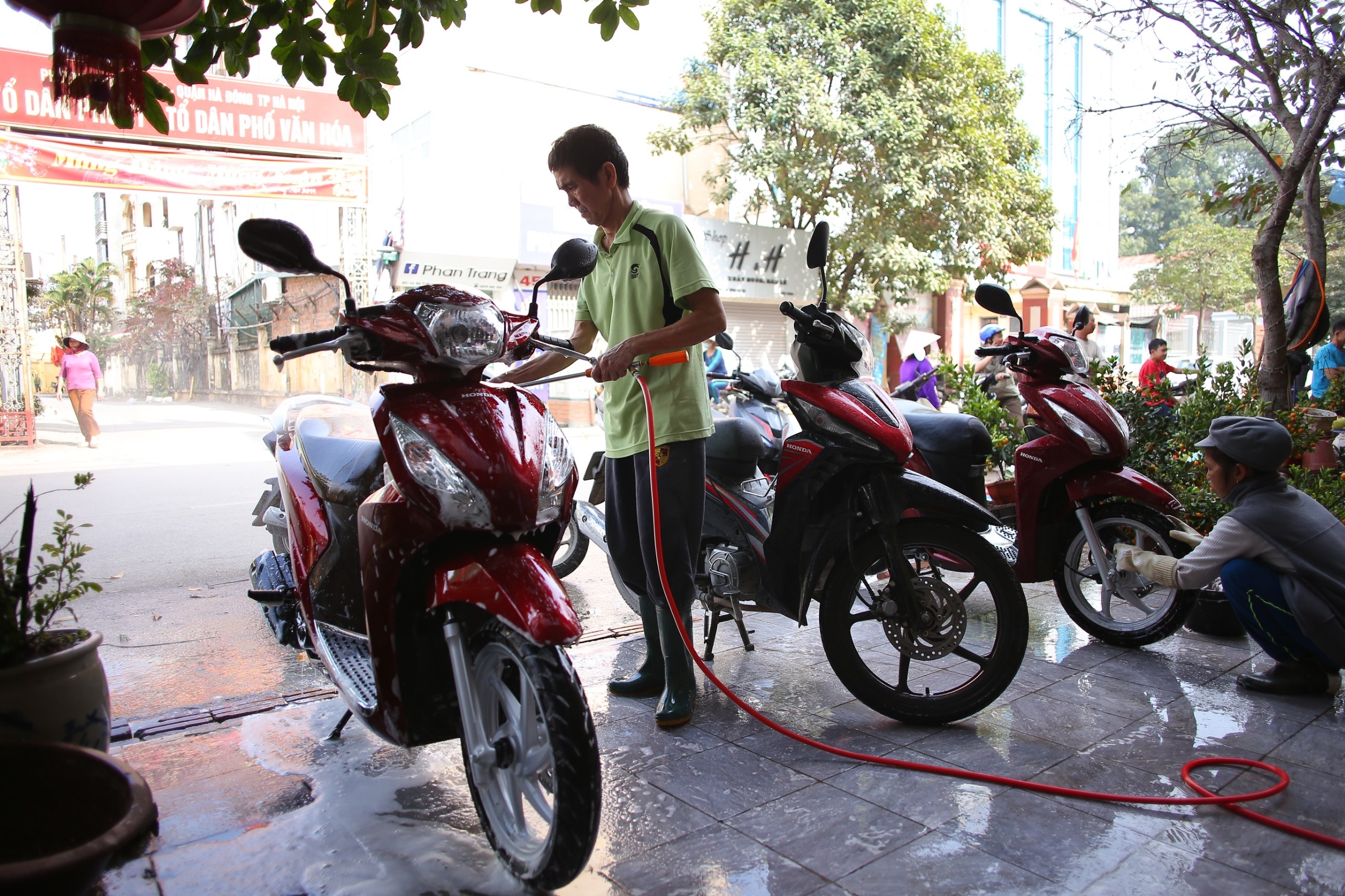 Ha Noi chieu 30 Tet anh 8