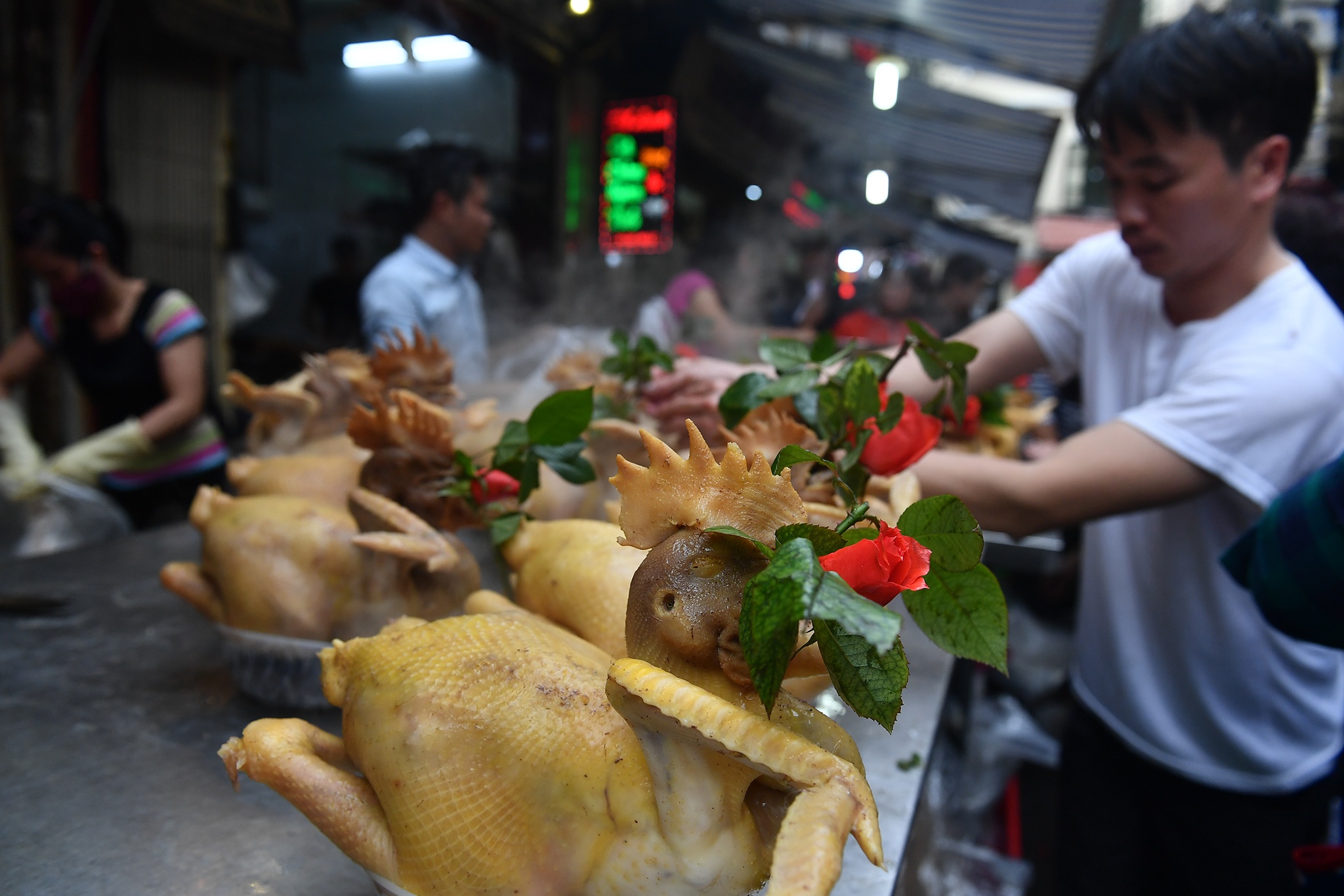 ga cung giao thua dat khach o Gia Ngu anh 5