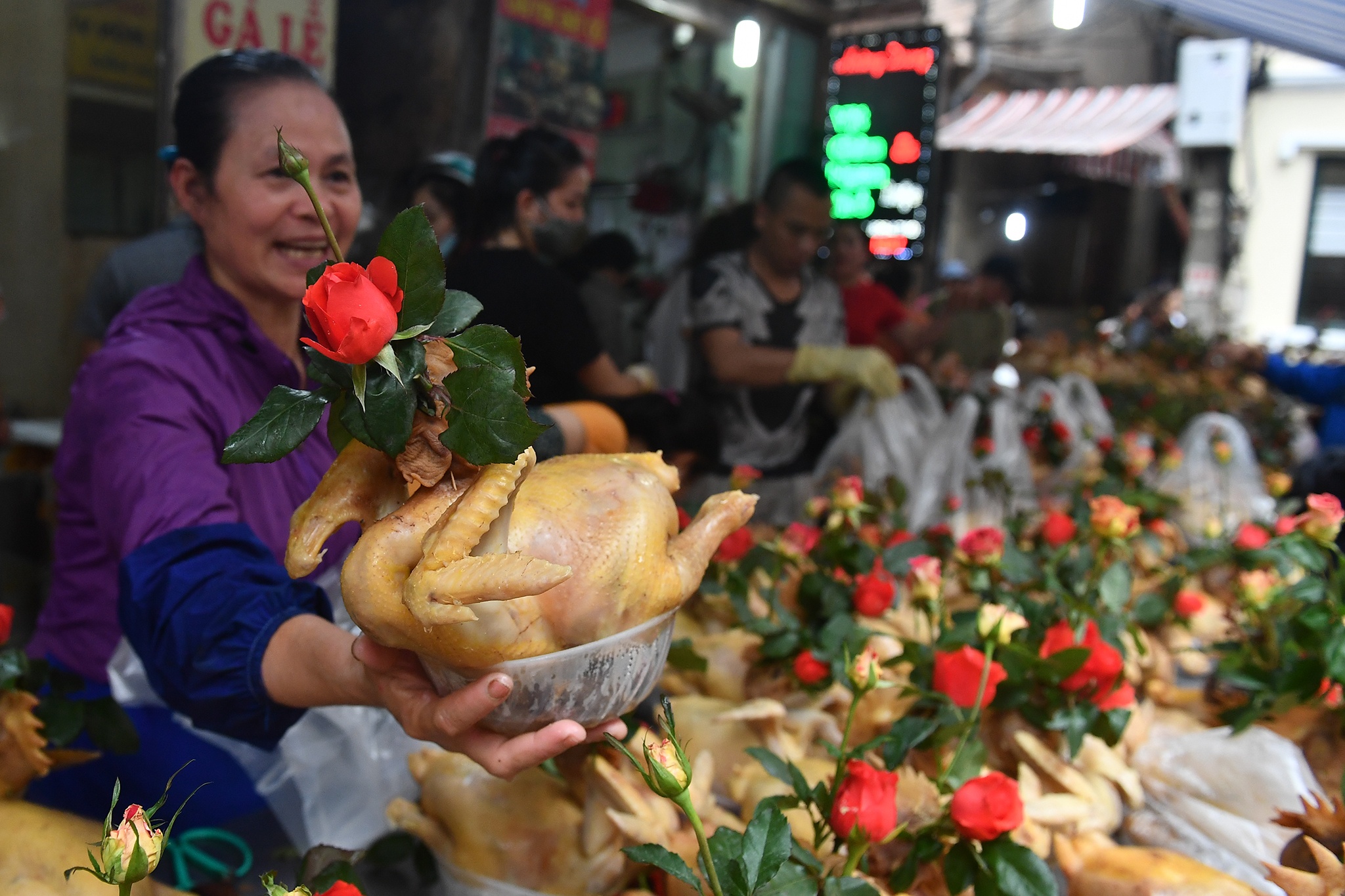 ga cung giao thua dat khach o Gia Ngu anh 8