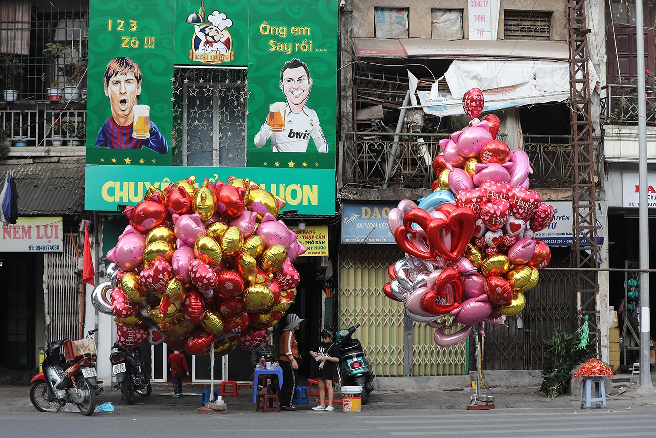 Ha Noi chieu 30 Tet anh 1