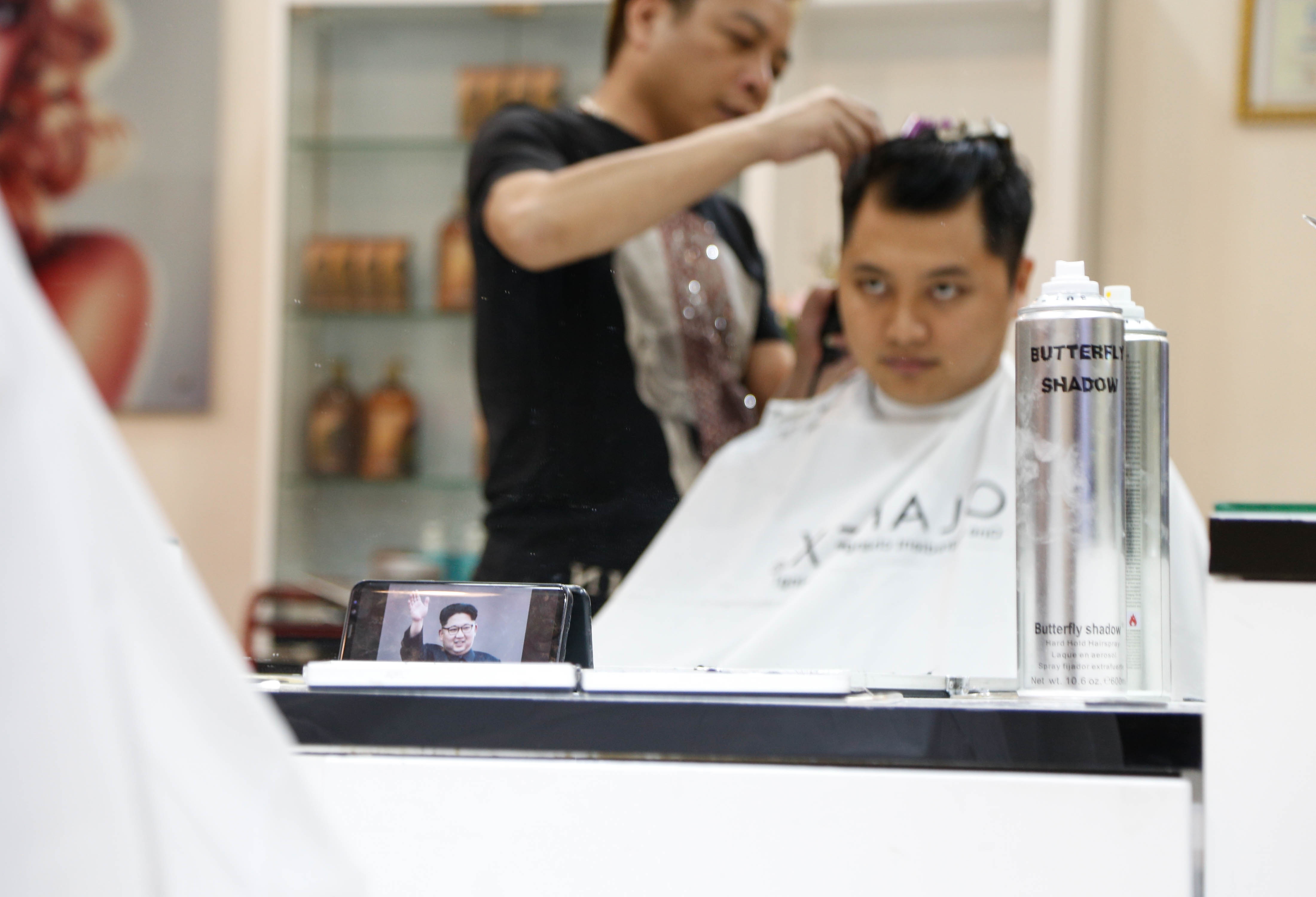 cat toc kieu Kim Jong Un anh 7