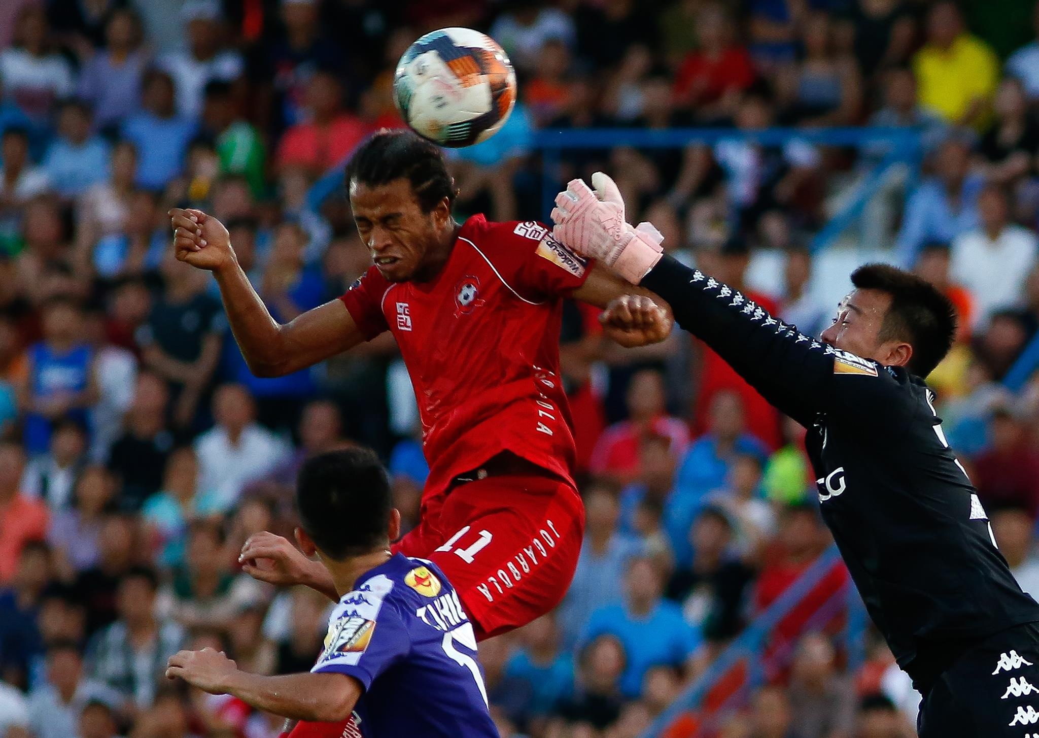 Nhung ban danh dau trong tran CLB Ha Noi thang Hai Phong tai Lach Tray hinh anh