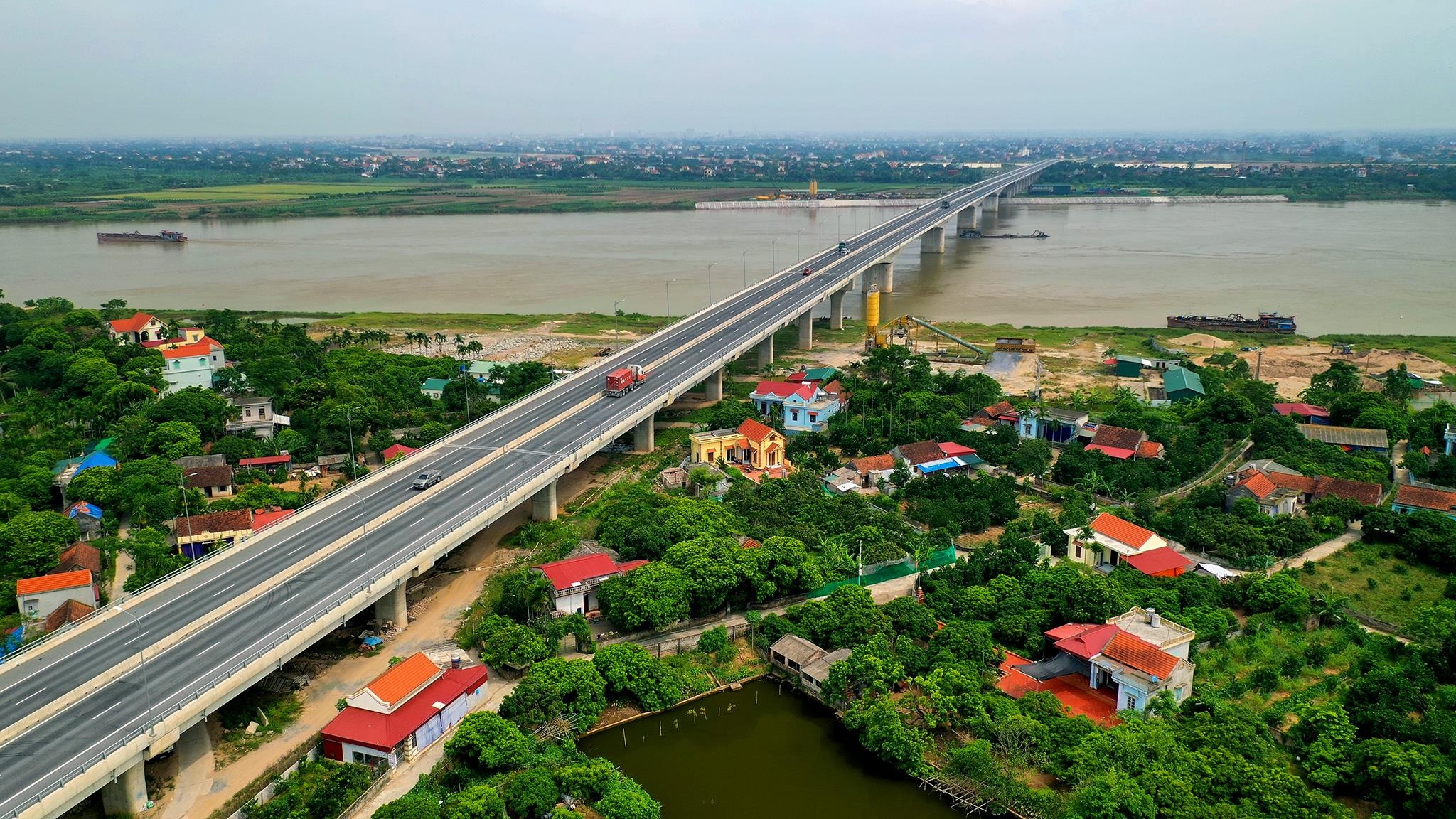 cau Hung Ha noi Hung Yen voi Ha Nam anh 1