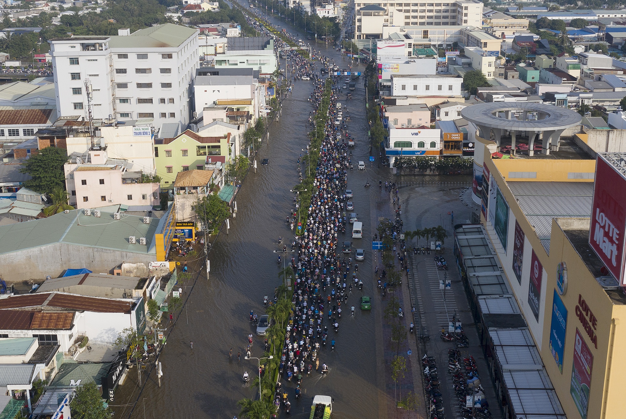 Can Tho ngap nang do trieu cuong anh 1