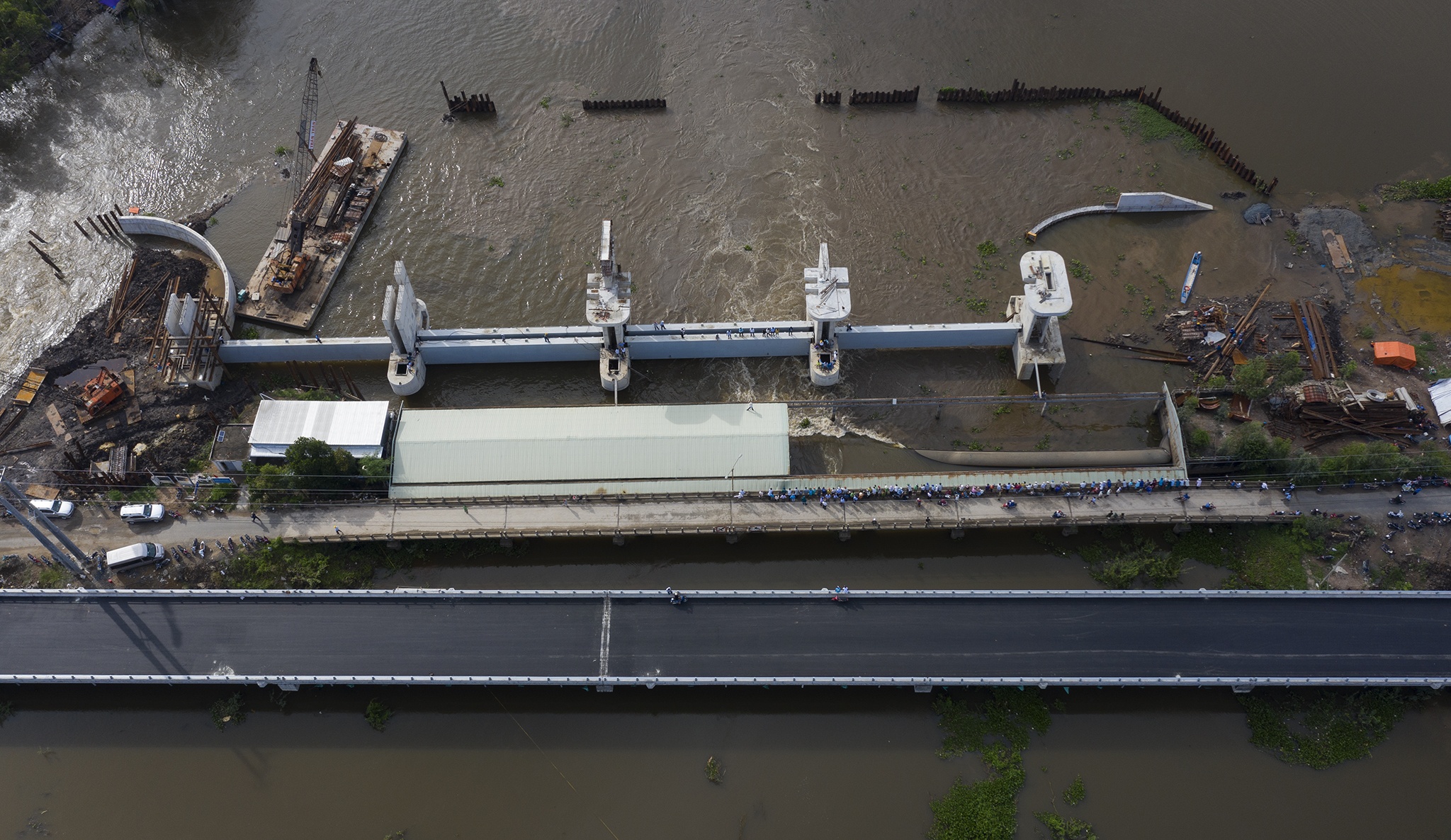 xa dap tran o mien Tay anh 1