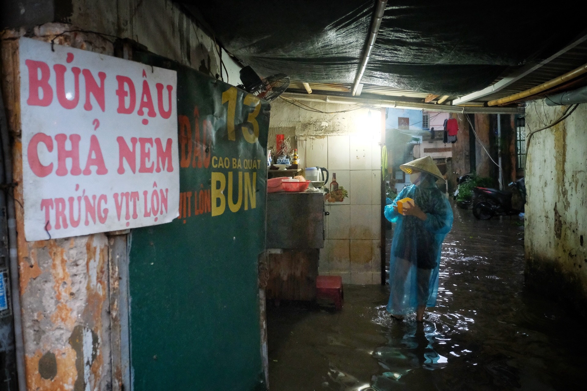 mua lon o Ha Noi gay ngap anh 12