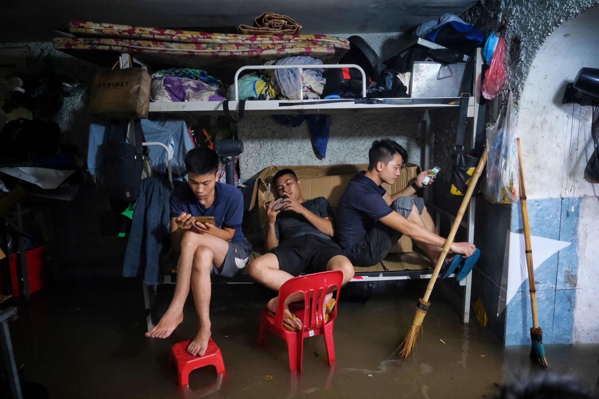 mua lon o Ha Noi gay ngap anh 11