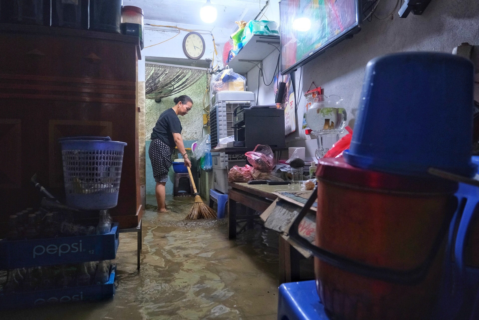 mua lon o Ha Noi gay ngap anh 9