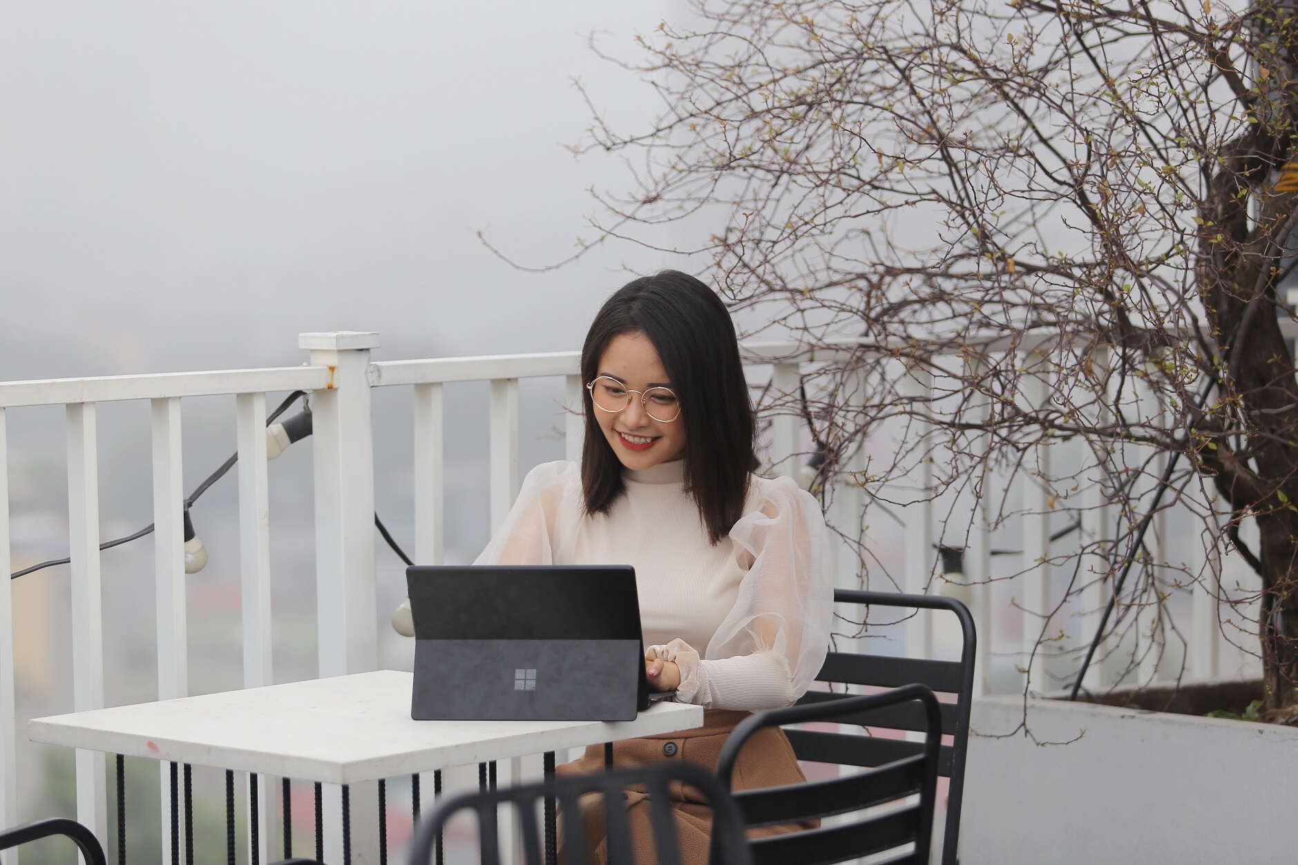 Suong mu bao phu Ha Noi anh 7