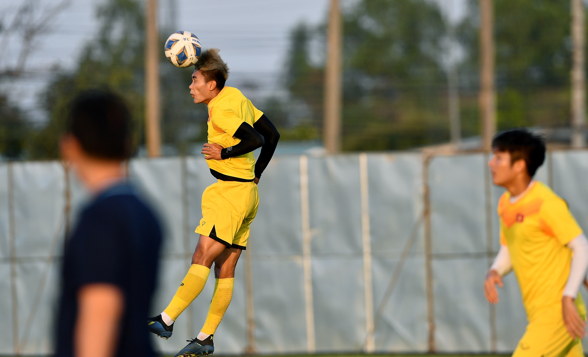 U23 Viet Nam tap luyen truoc ngay khai mac anh 10