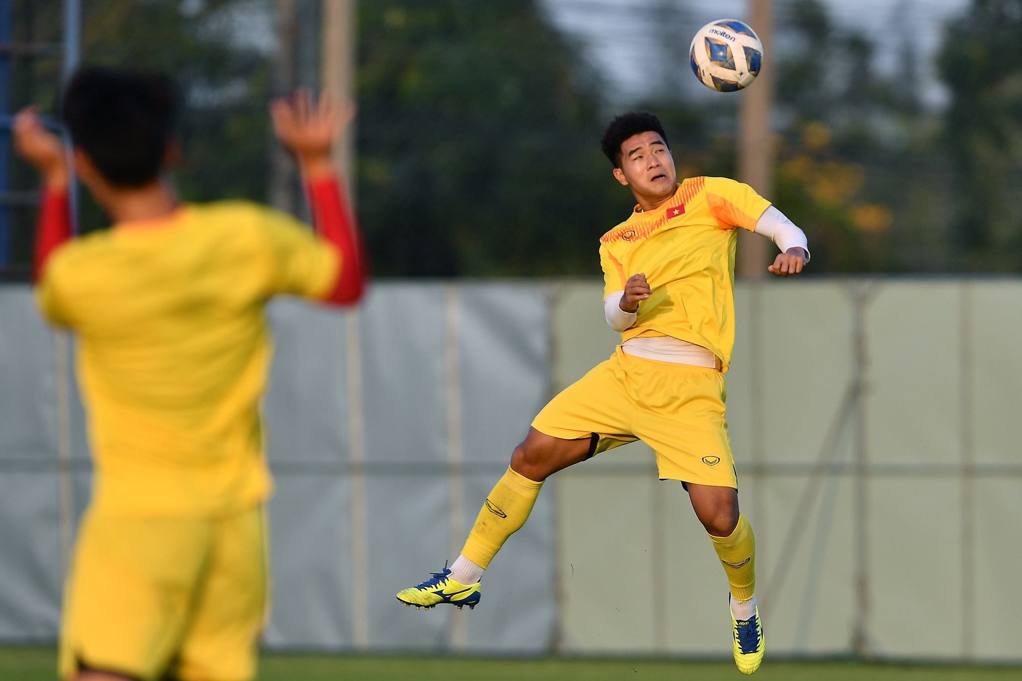 U23 Viet Nam tap luyen truoc ngay khai mac anh 11