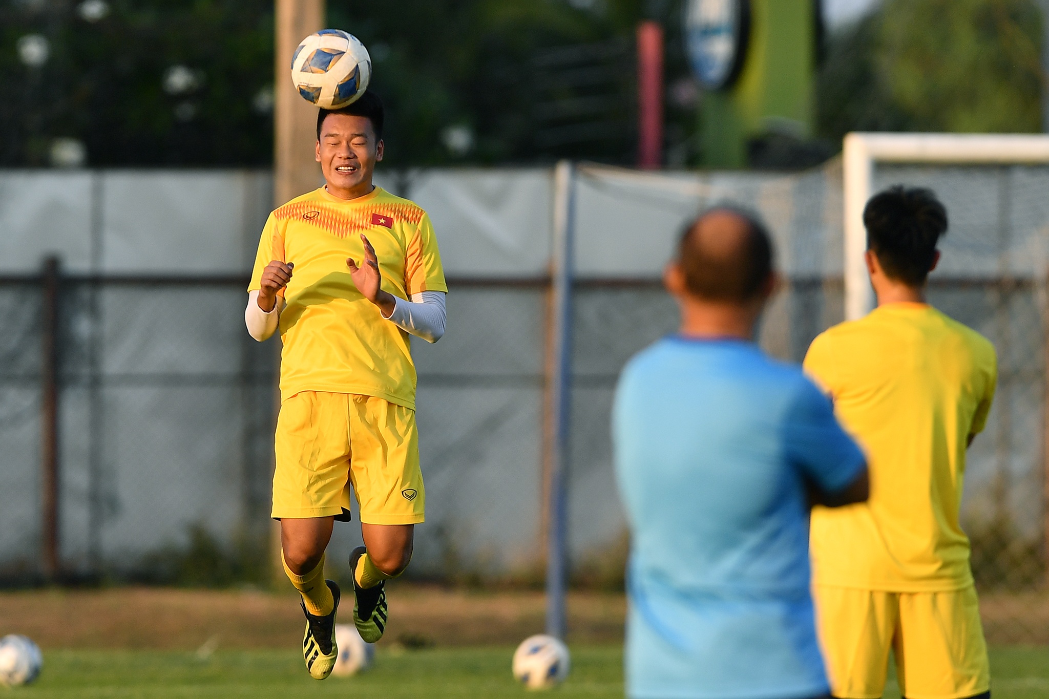 U23 Viet Nam tap luyen truoc ngay khai mac anh 4