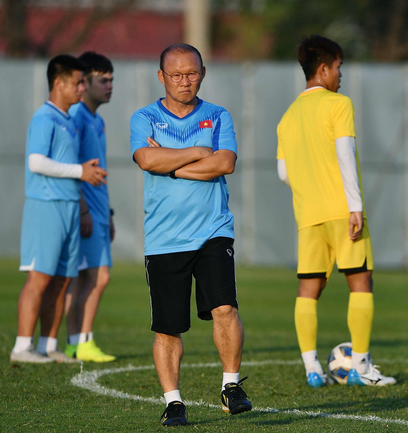 U23 Viet Nam tap luyen truoc ngay khai mac anh 12