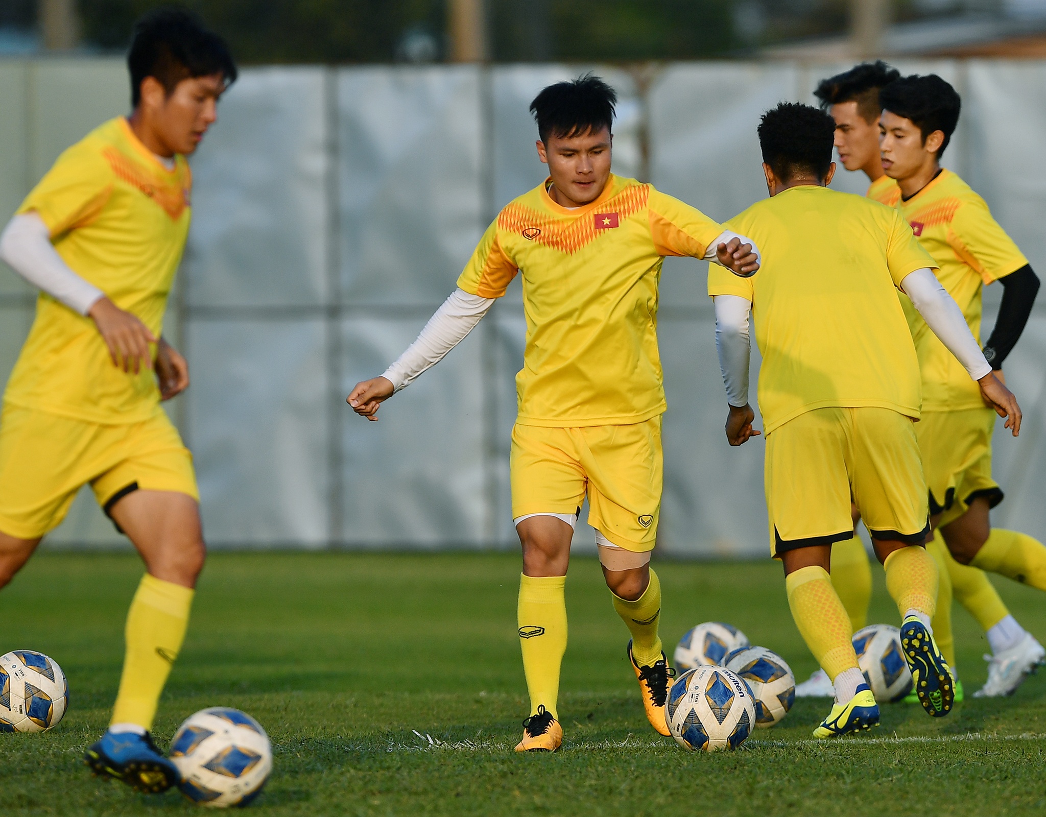 U23 Viet Nam tap luyen truoc ngay khai mac anh 19