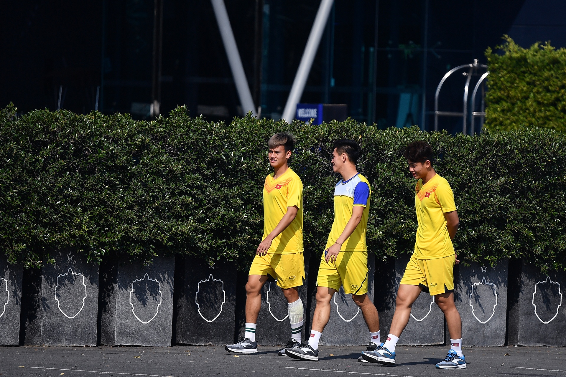 thay tro Park Hang-seo tap luyen o Buriram anh 7