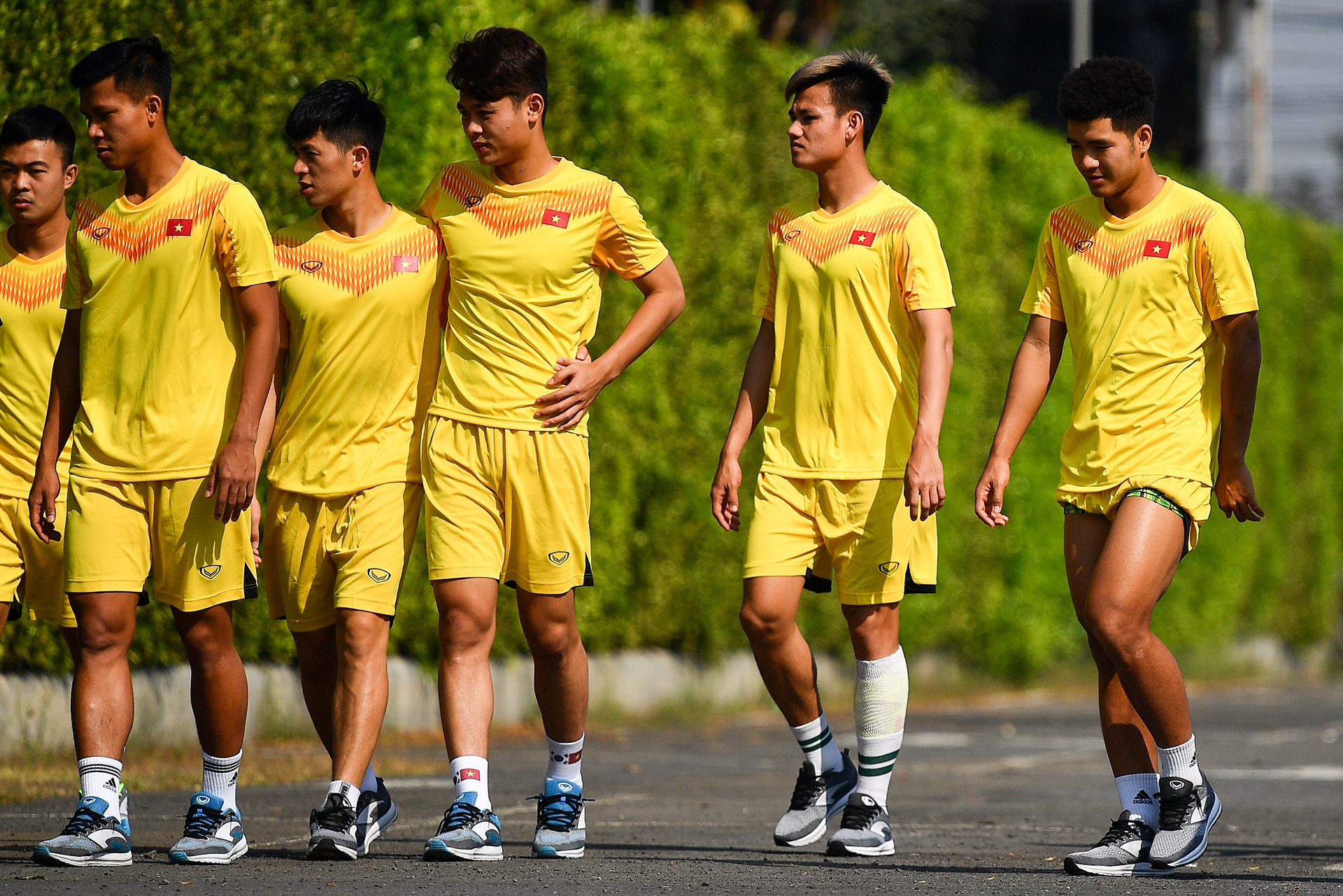 thay tro Park Hang-seo tap luyen o Buriram anh 6