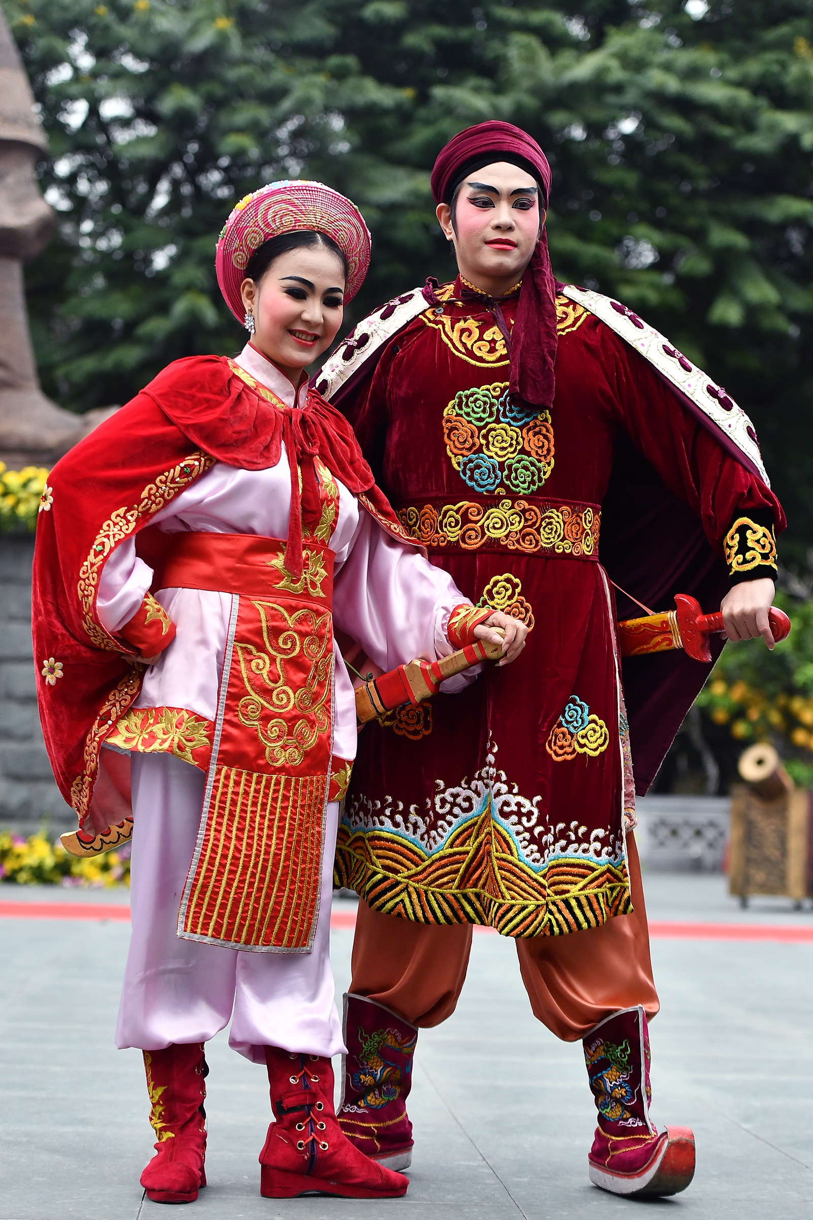 le hoi go Dong Da o Ha Noi mung 5 Tet anh 12