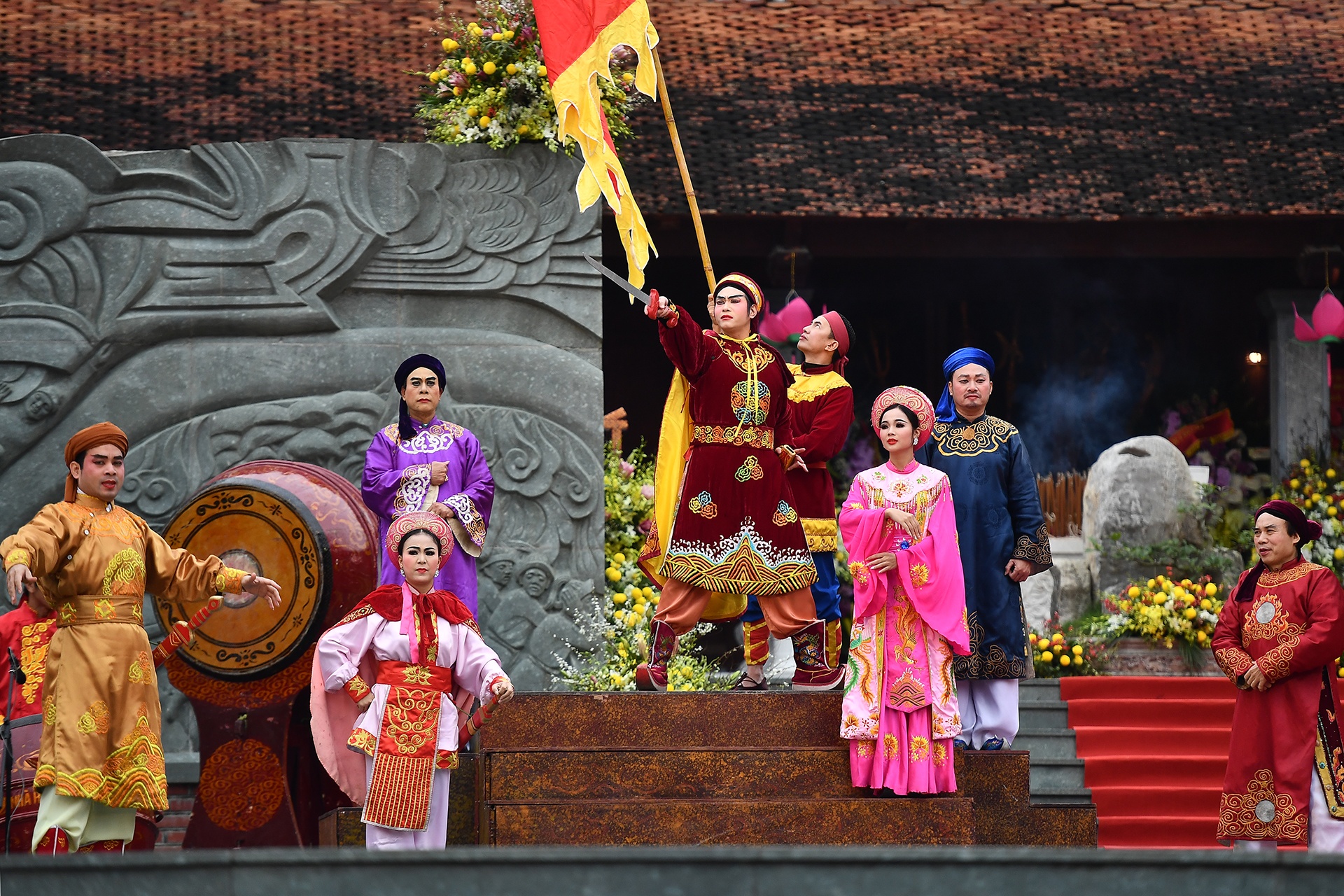 le hoi go Dong Da o Ha Noi mung 5 Tet anh 13