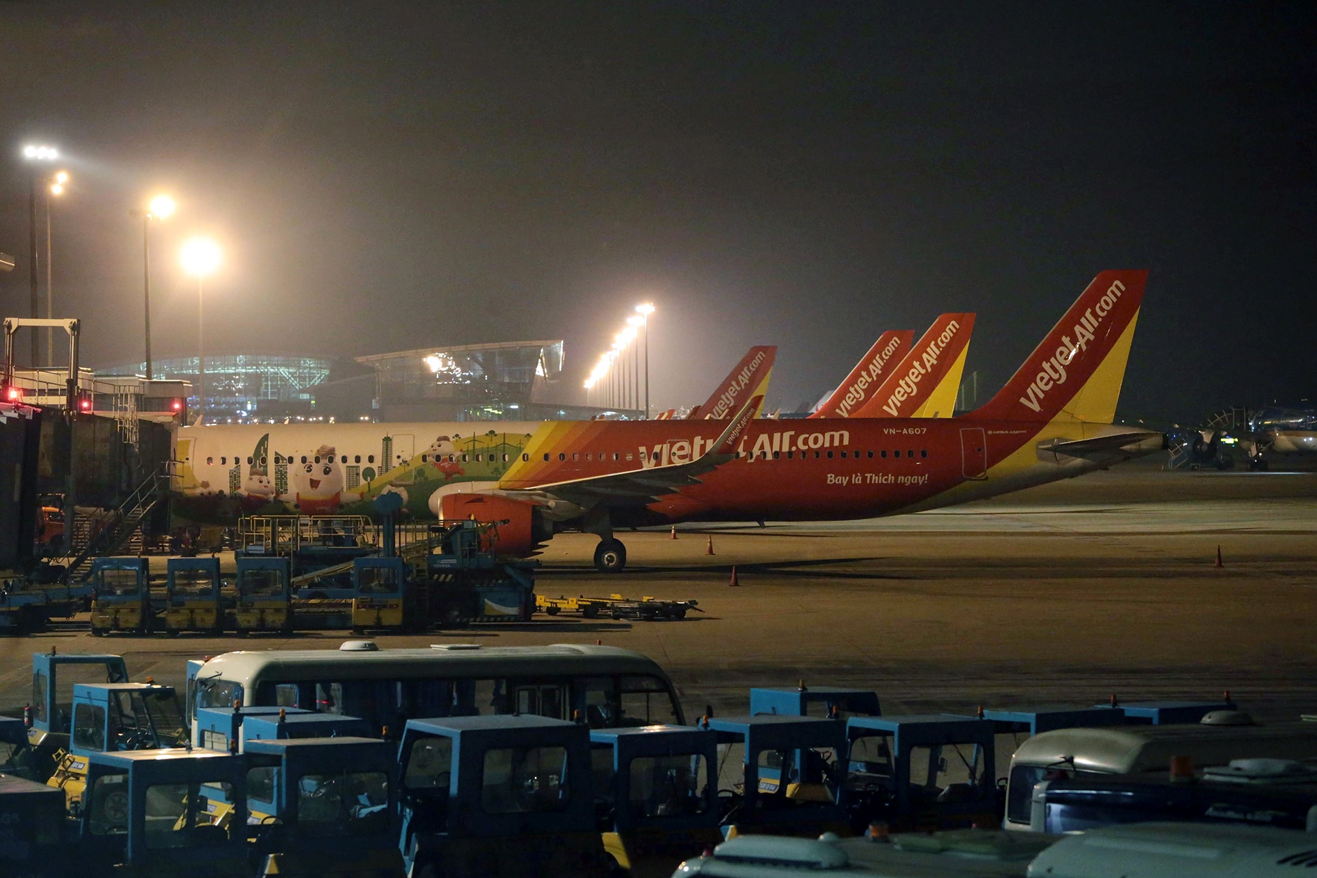may bay un u o Noi Bai va Tan Son Nhat anh 7