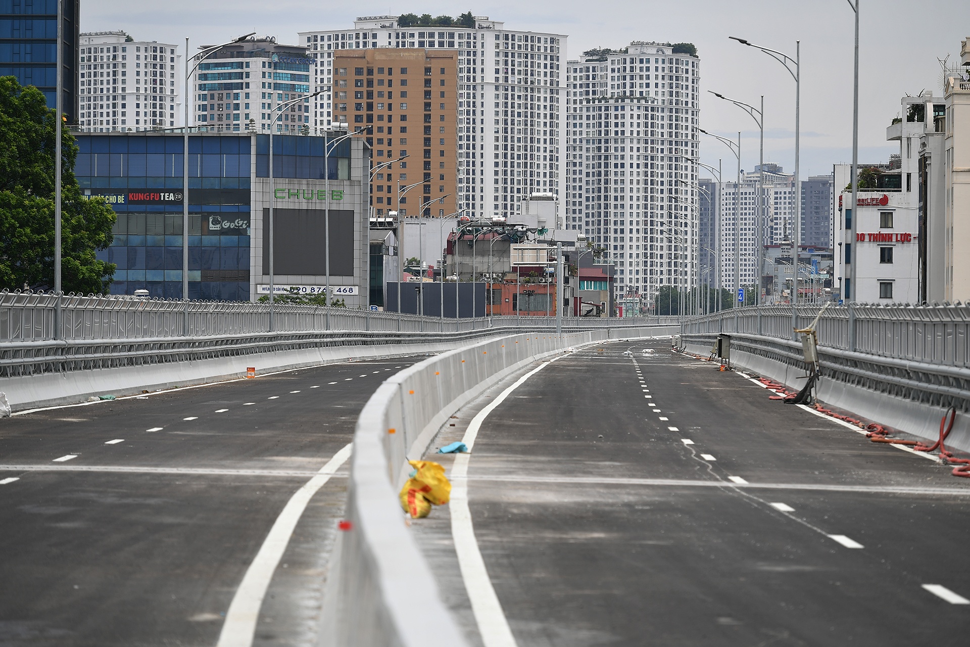 duong vanh dai 2 tren cao Nga Tu So Vinh Tuy khanh thanh thong xe anh 3