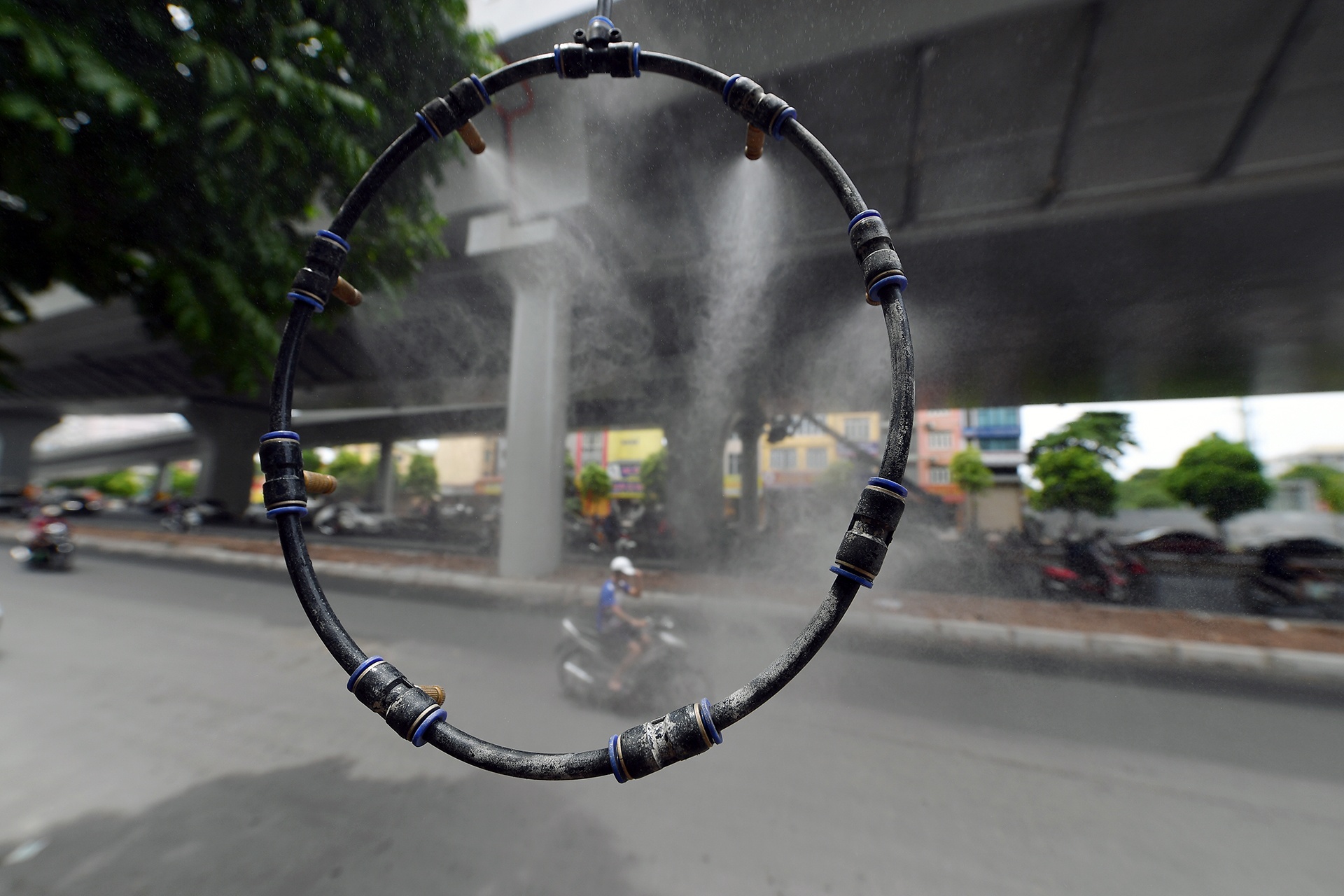 duong vanh dai 2 tren cao Nga Tu So Vinh Tuy khanh thanh thong xe anh 4