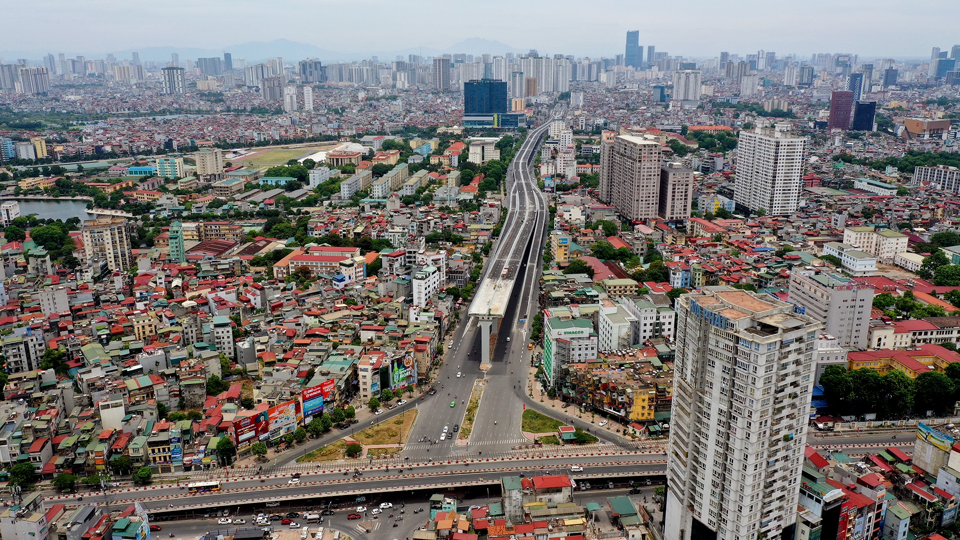 duong vanh dai 2 tren cao Nga Tu So Vinh Tuy khanh thanh thong xe anh 18