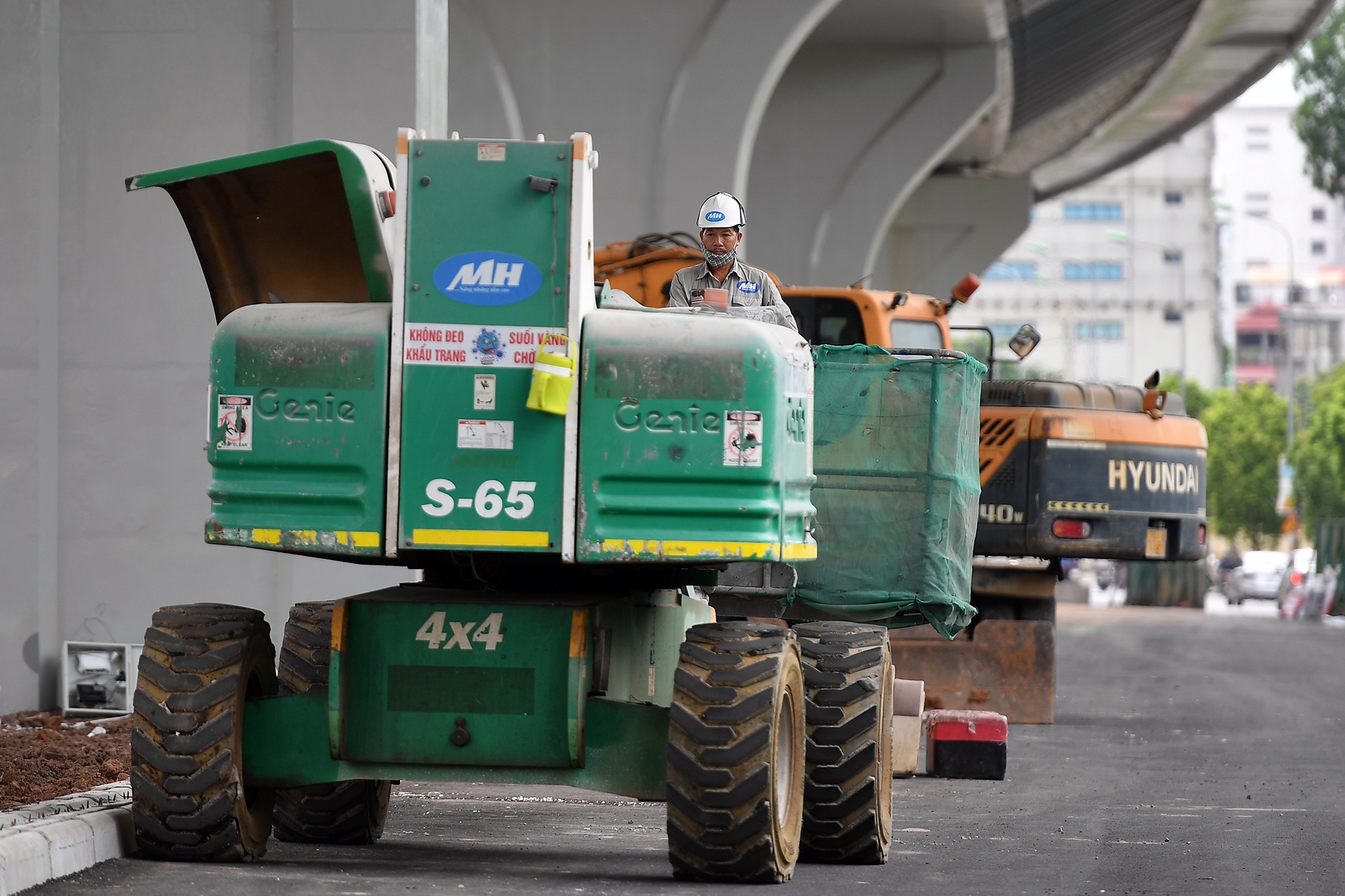 duong vanh dai 2 tren cao Nga Tu So Vinh Tuy khanh thanh thong xe anh 16