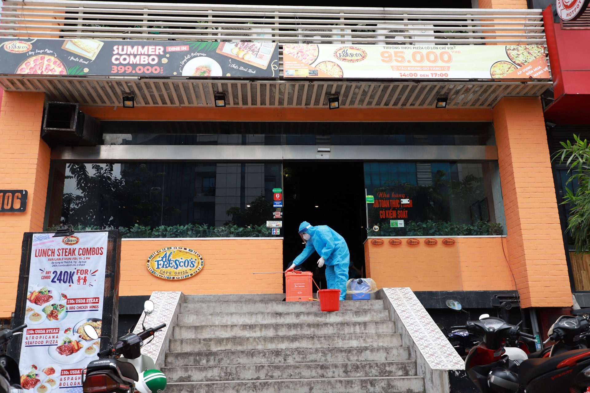 khu trung quan pizza Tran Thai Tong anh 2